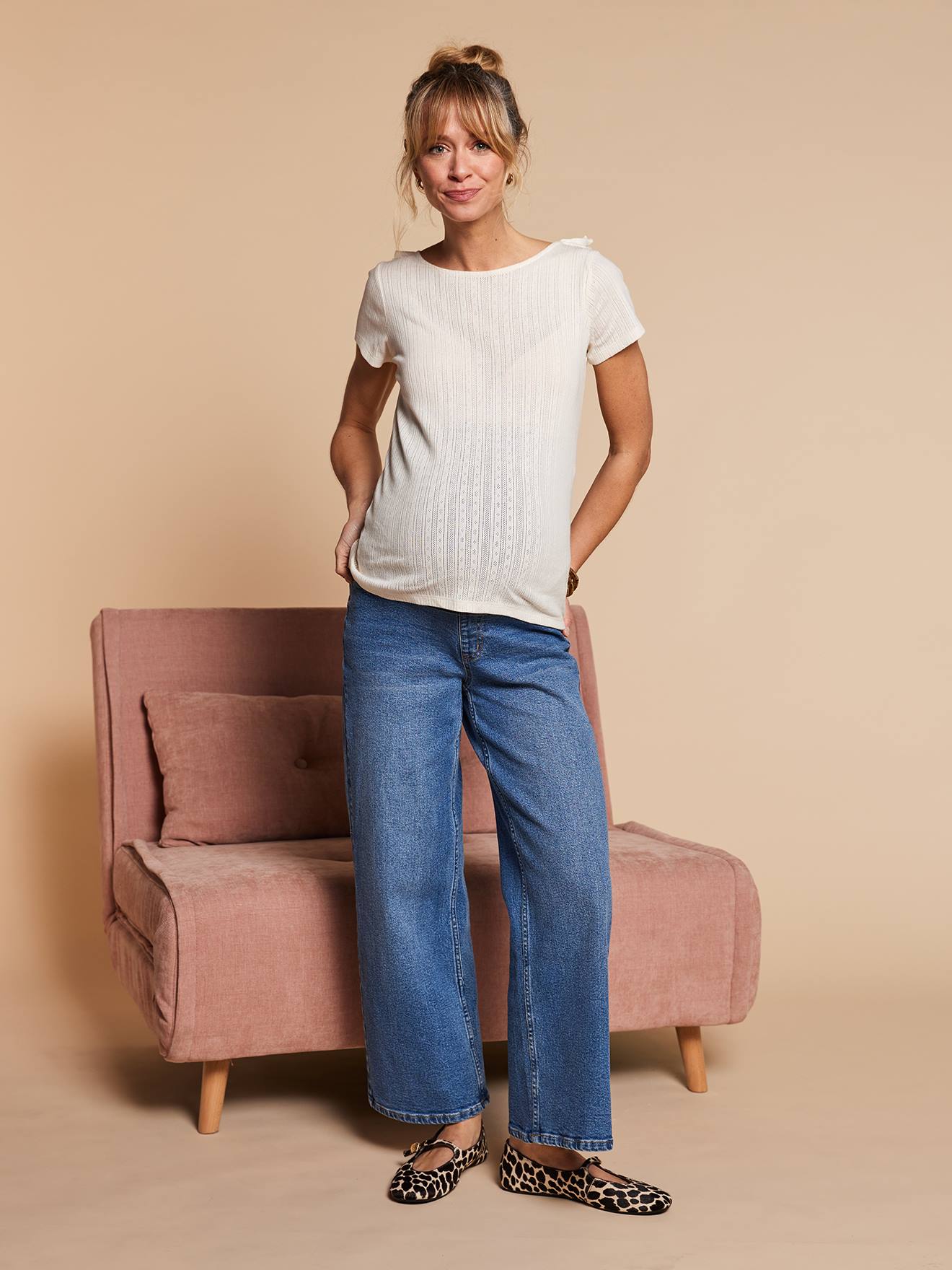 Weite Umstandsjeans ENVIE DE FRAISE