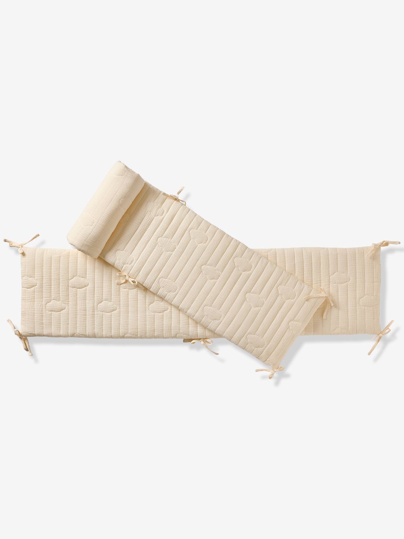 Thumbnail - Bettumrandung/Laufstallpolster Baby IN DEN WOLKEN