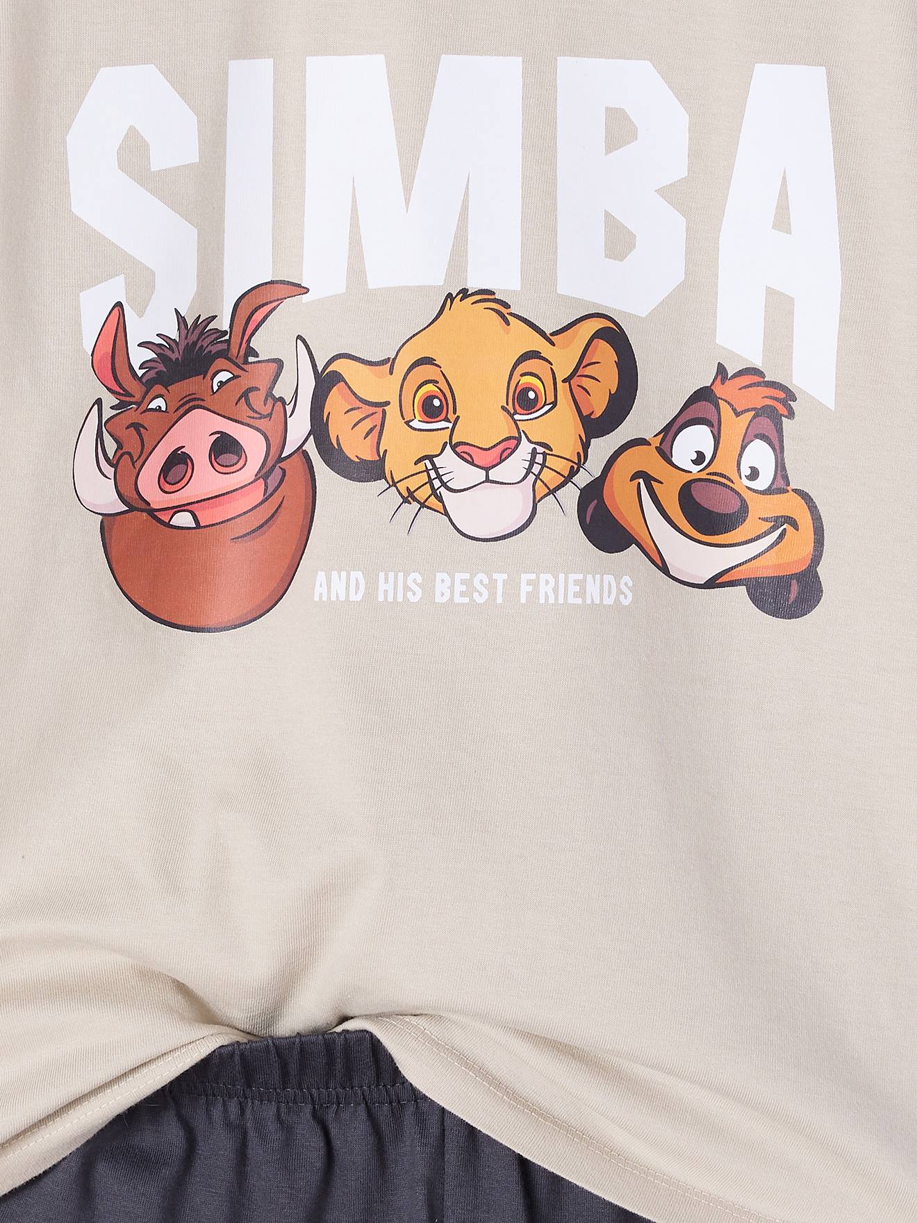 Thumbnail - Kurzer Schlafanzug SIMBA Kinder Disney KÖNIG DER LÖWEN tonfarben