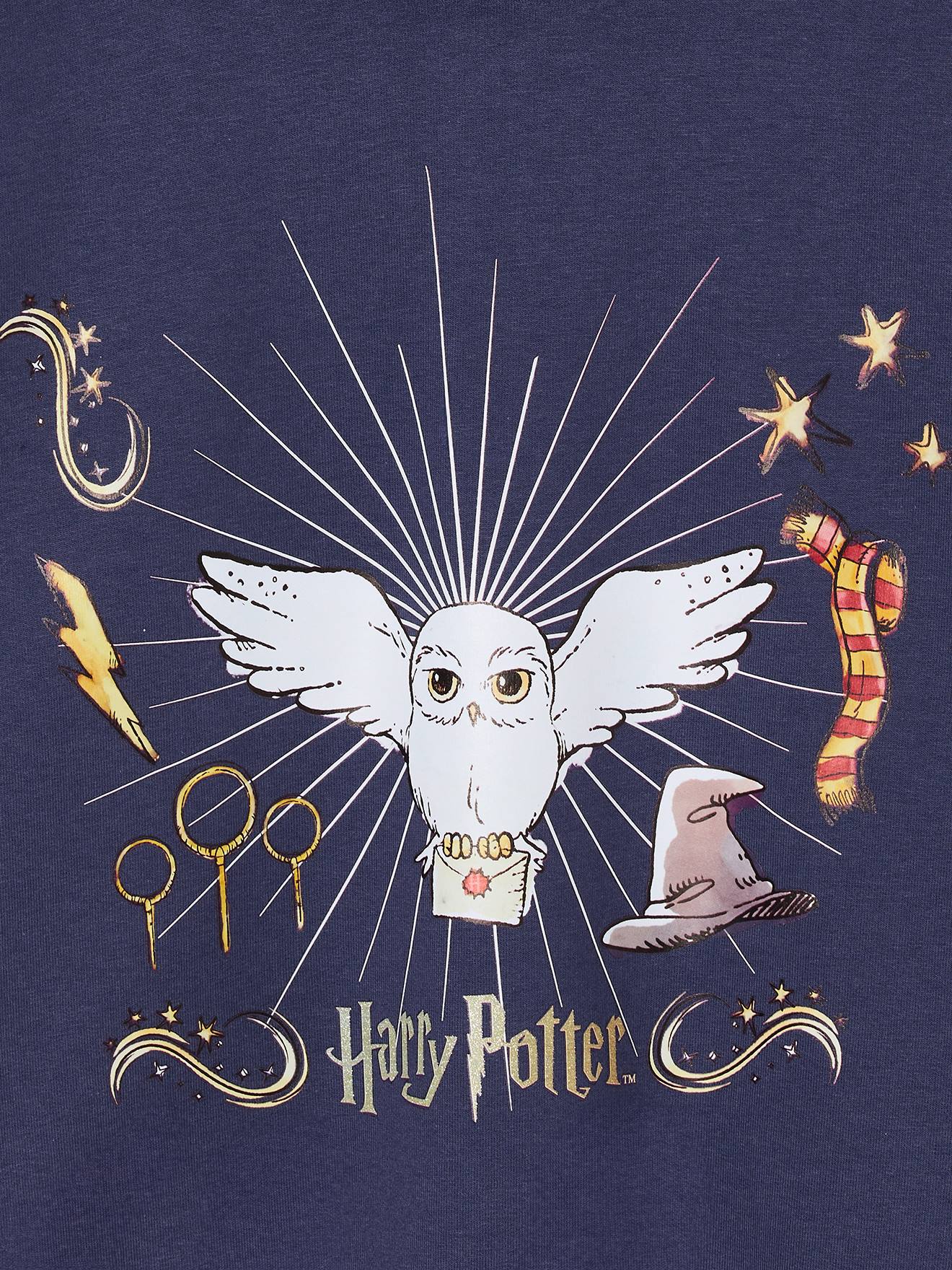 Thumbnail - Sweatkleid mit Kapuze & Glitzerdetails Mädchen HARRY POTTER