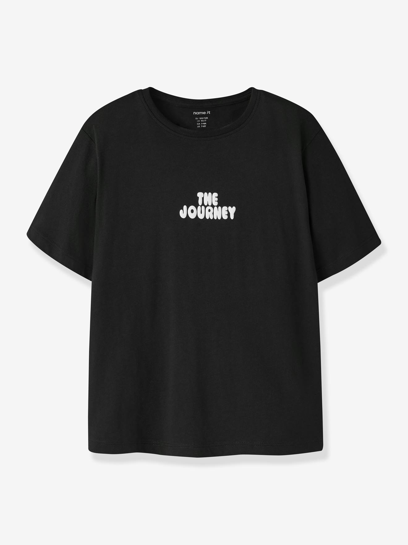 T-Shirt mit großem Print Boxy-Fit Jungen NAME IT schwarz Gr. 146/152