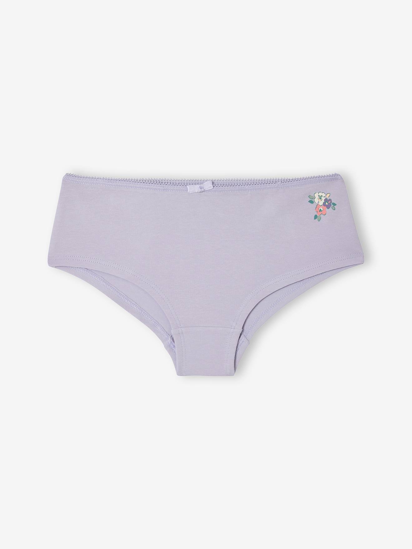 Thumbnail - 5er-Pack Mädchen Shortys aus Bio-Baumwolle salbei