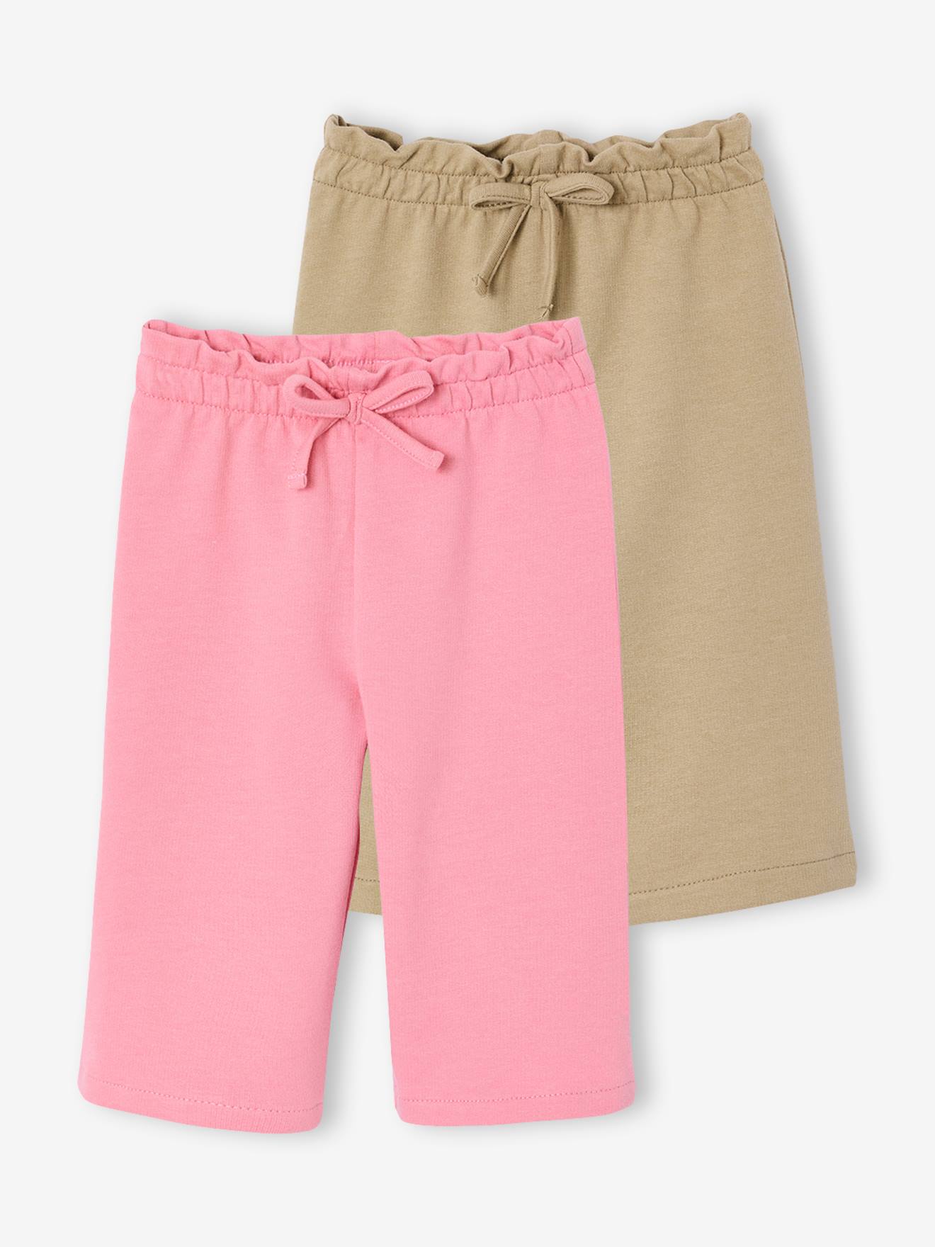 2er-Pack weite Baby Hosen Mädchen