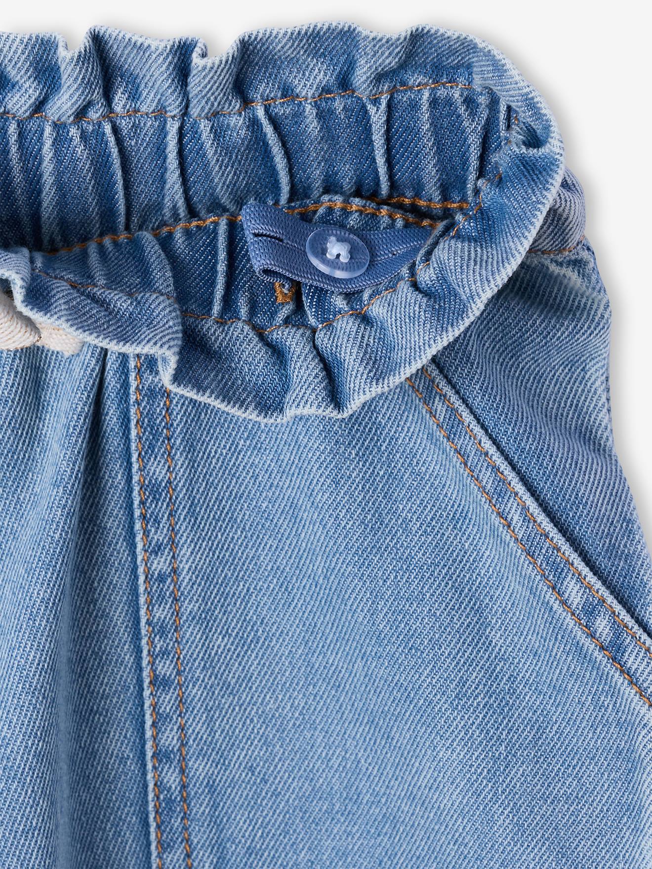 Thumbnail - Paperbag-Jeans mit Zierschleife Mädchen