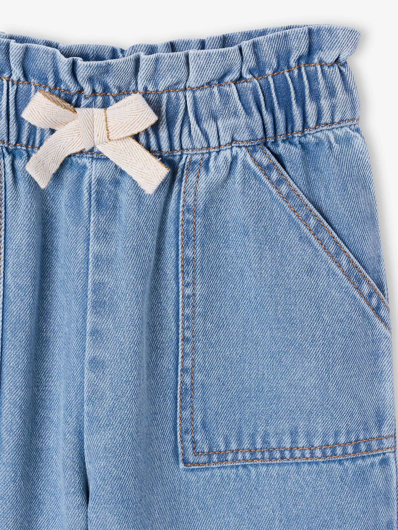 Thumbnail - Paperbag-Jeans mit Zierschleife Mädchen