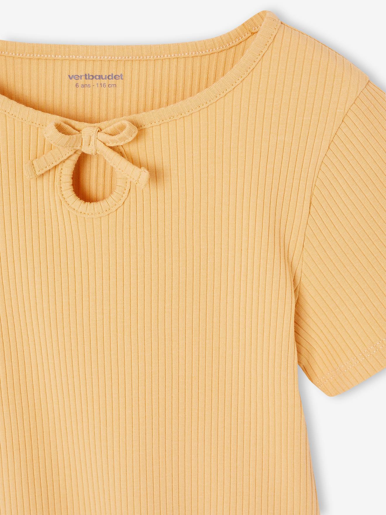 Thumbnail - T?Shirt Mädchen mit Zierschleife am Hals