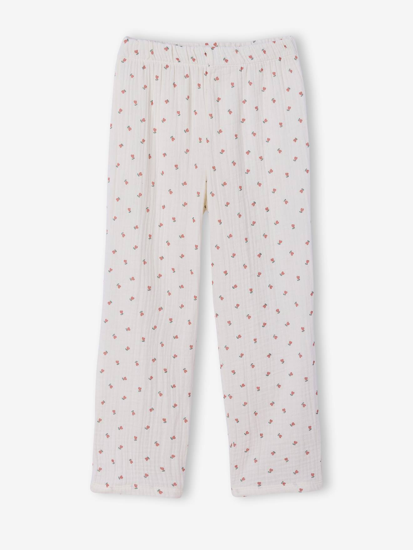 Thumbnail - Mädchen Schlafanzug mit Blumenmuster