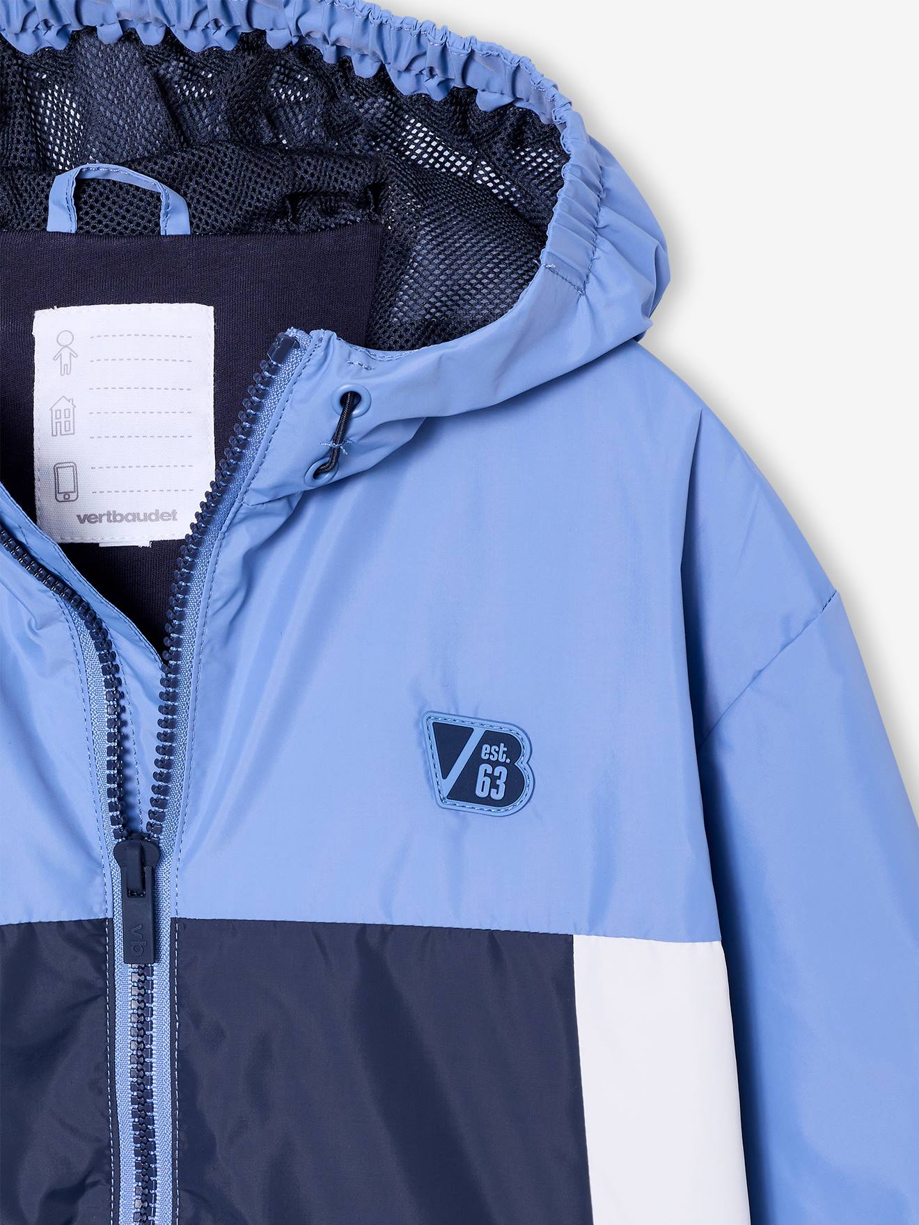 Thumbnail - Jungen Regenjacke mit Recycling-Polyester