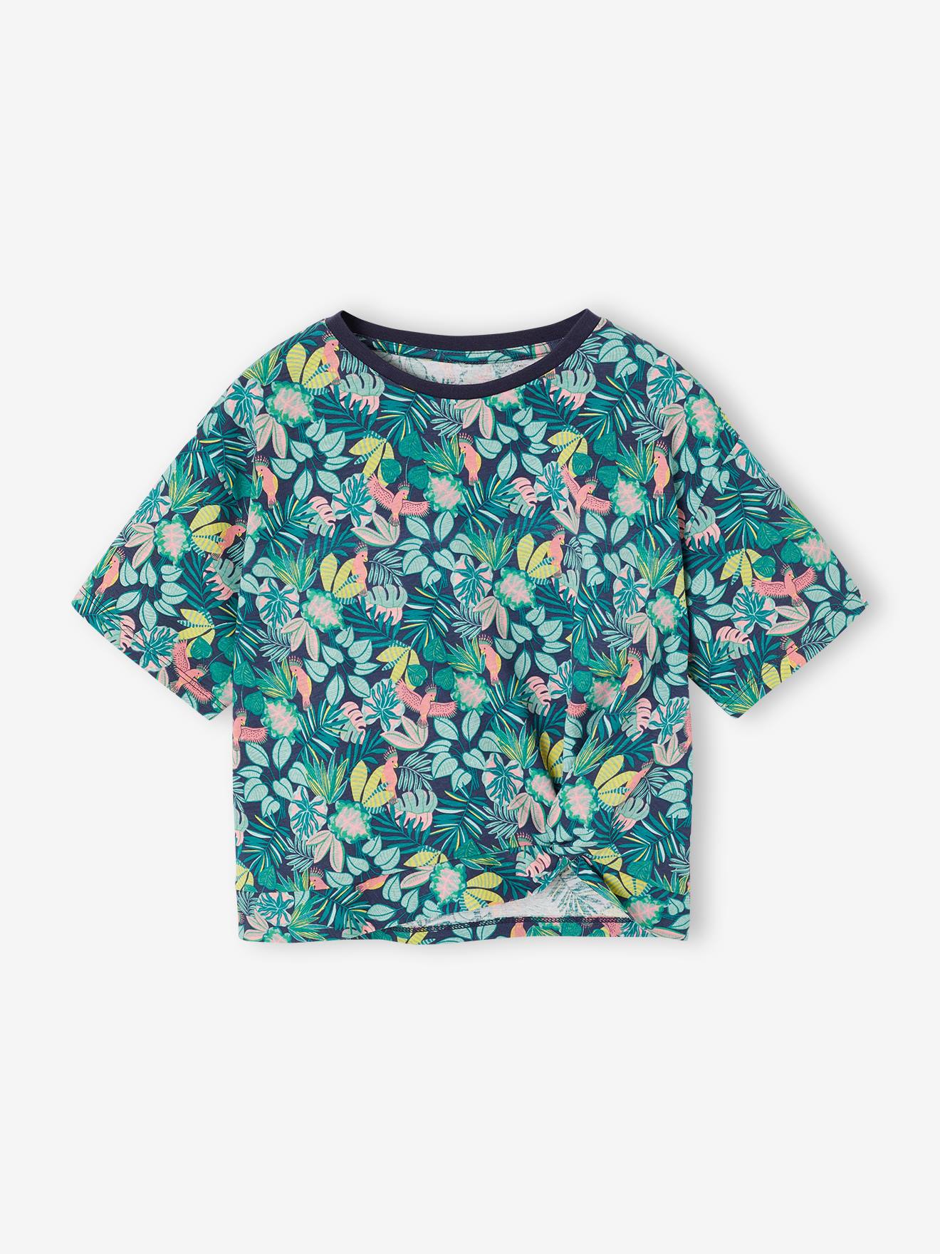 T-Shirt mit Knoten Mädchen