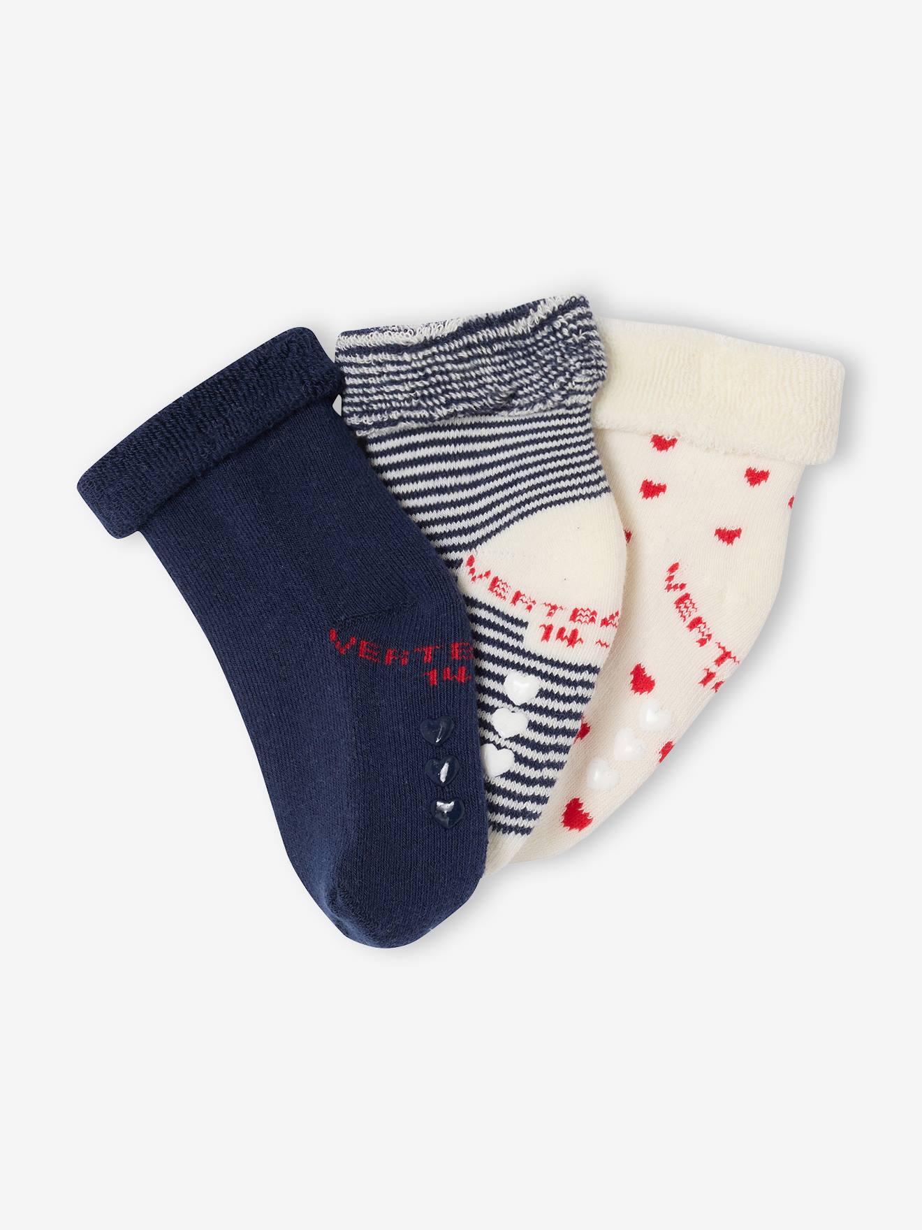 Thumbnail - 3er-Pack dicke Socken HERZEN mit Umschlag