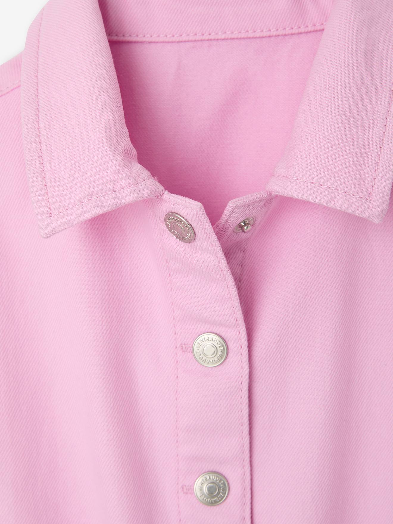 Thumbnail - Hemdkleid mit Bindegürtel aus Twill