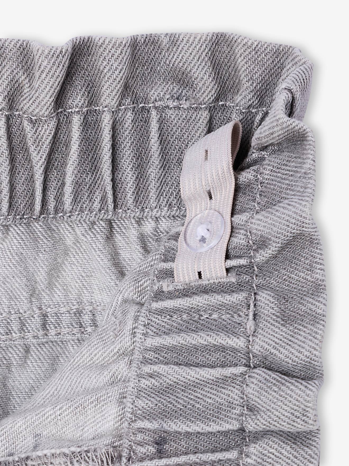 Thumbnail - Mädchen Paperbag-Jeans mit Herz-Taschen er denim