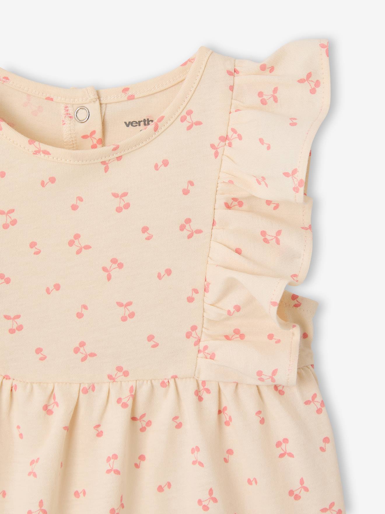 Thumbnail - Baby Kurzoverall mit Volantärmeln