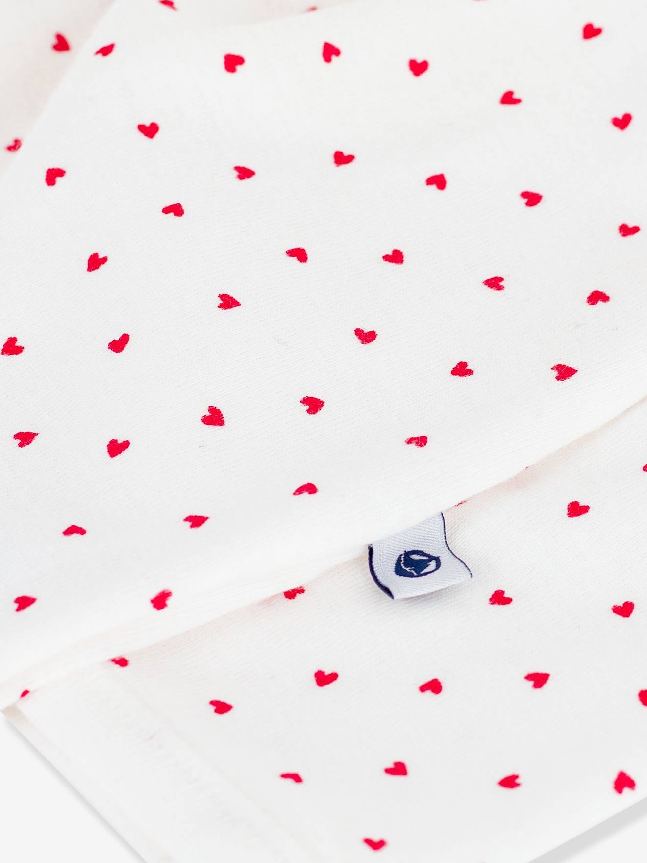 Thumbnail - Baby Schlafanzug Baumwolle mit Herzmuster PETIT BATEAU