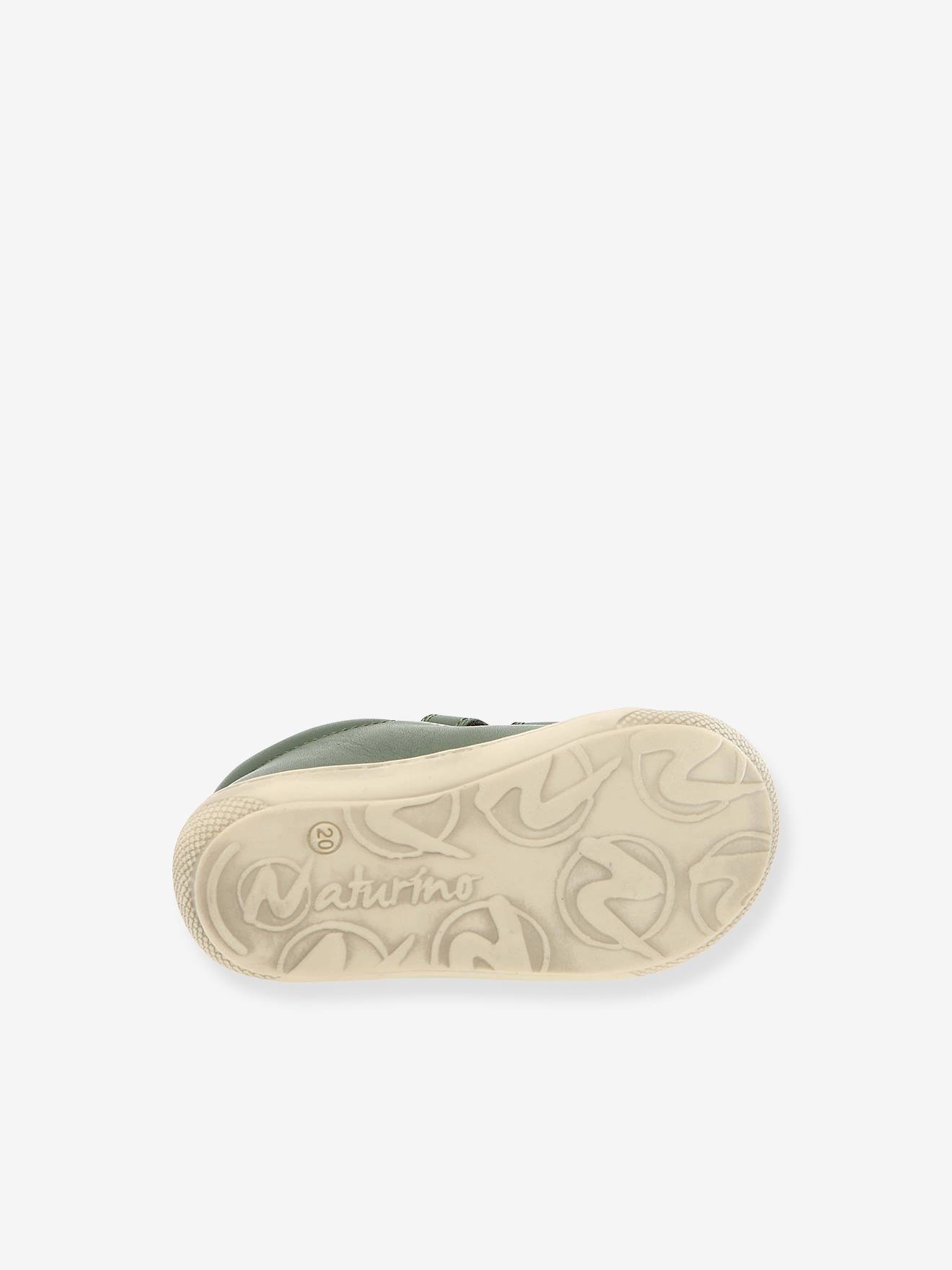 Thumbnail - Leder-Schuhe mit Klettriemen Baby NATURINO