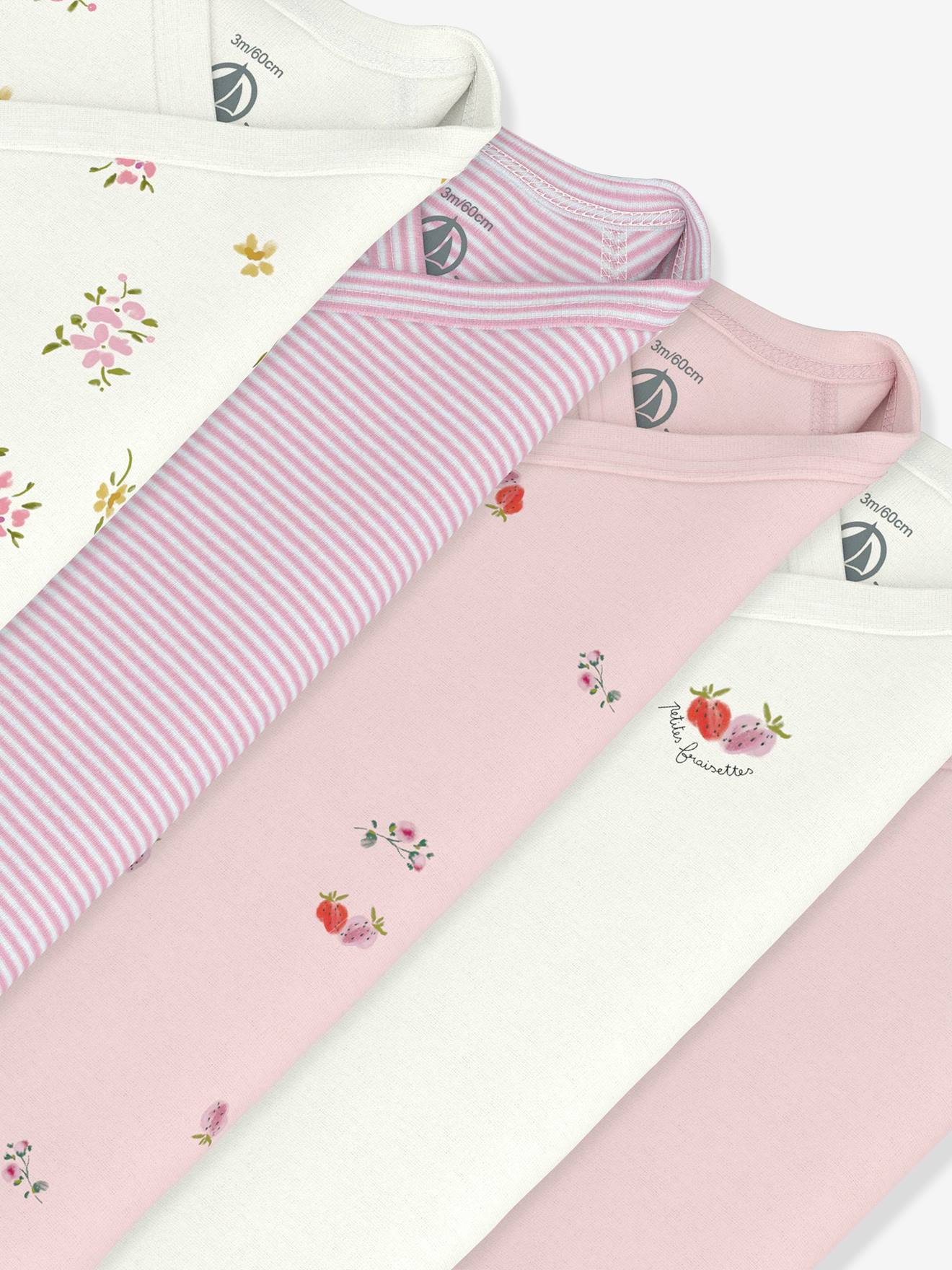 Thumbnail - 5er-Set Wickelbodies langarm Baby PETIT BATEAU