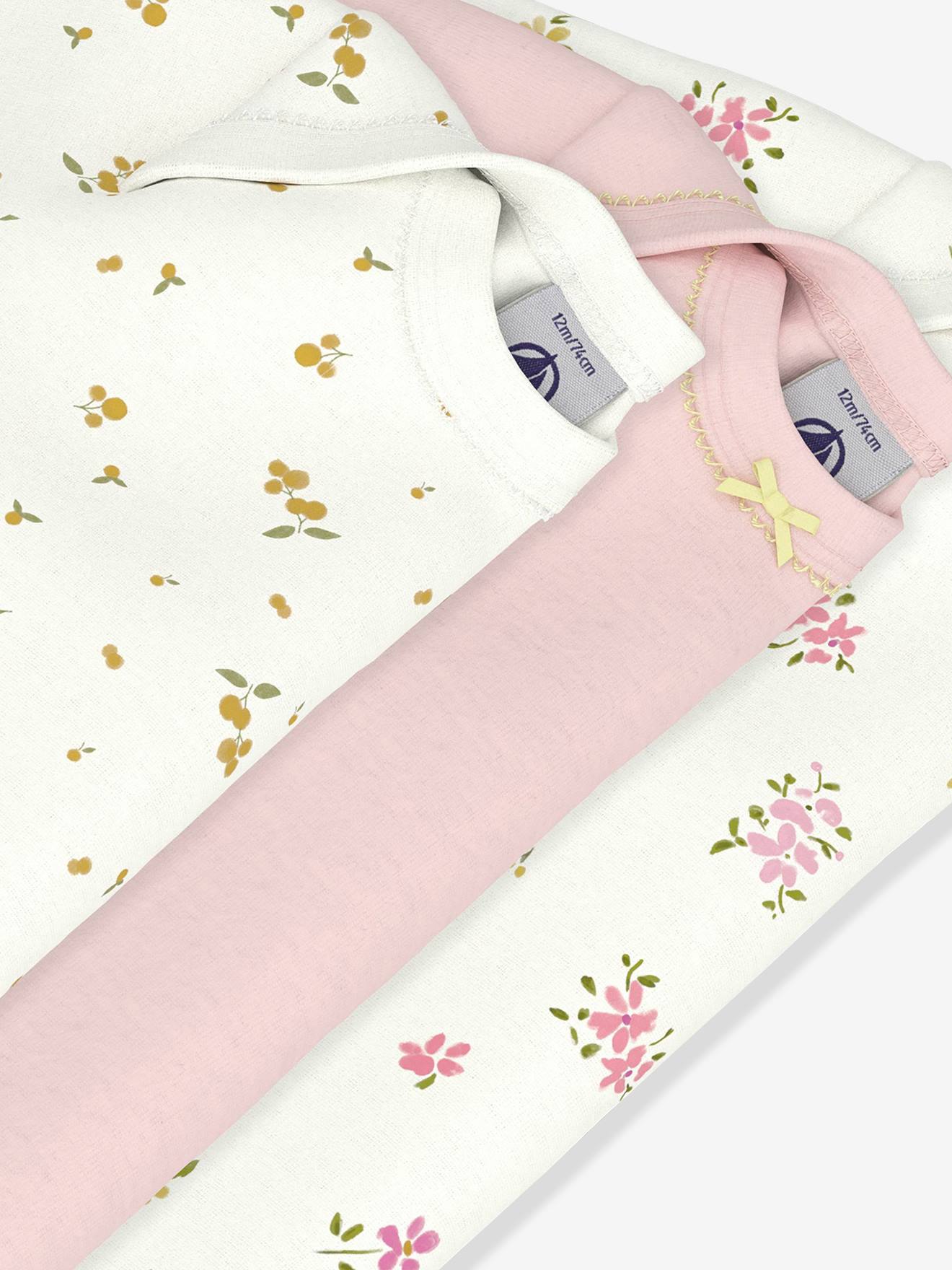 Thumbnail - 3er-Pack Langarm-Bodys Baby PETIT BATEAU