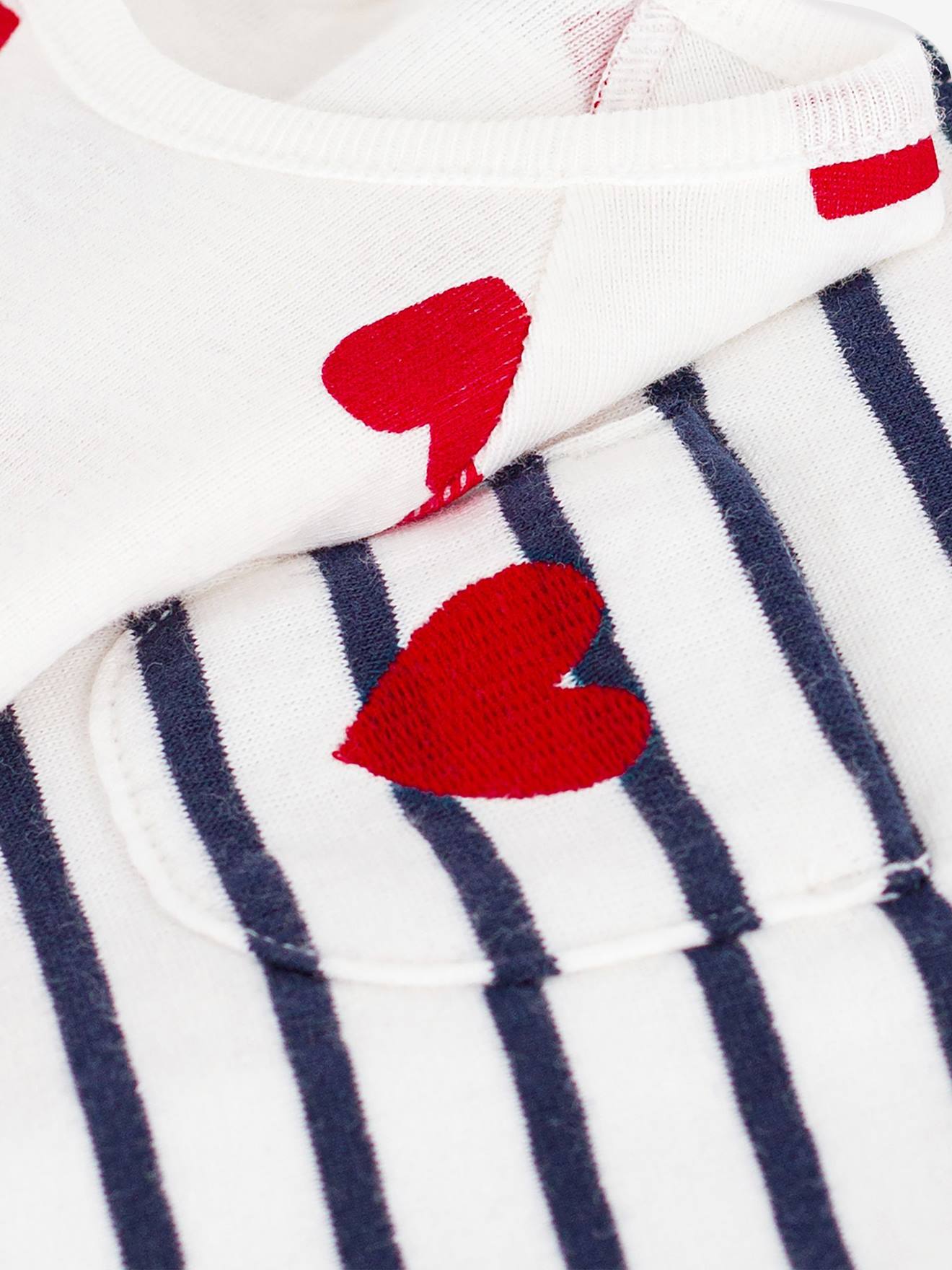 Thumbnail - Baby-Set aus Body und Latzhose PETIT BATEAU