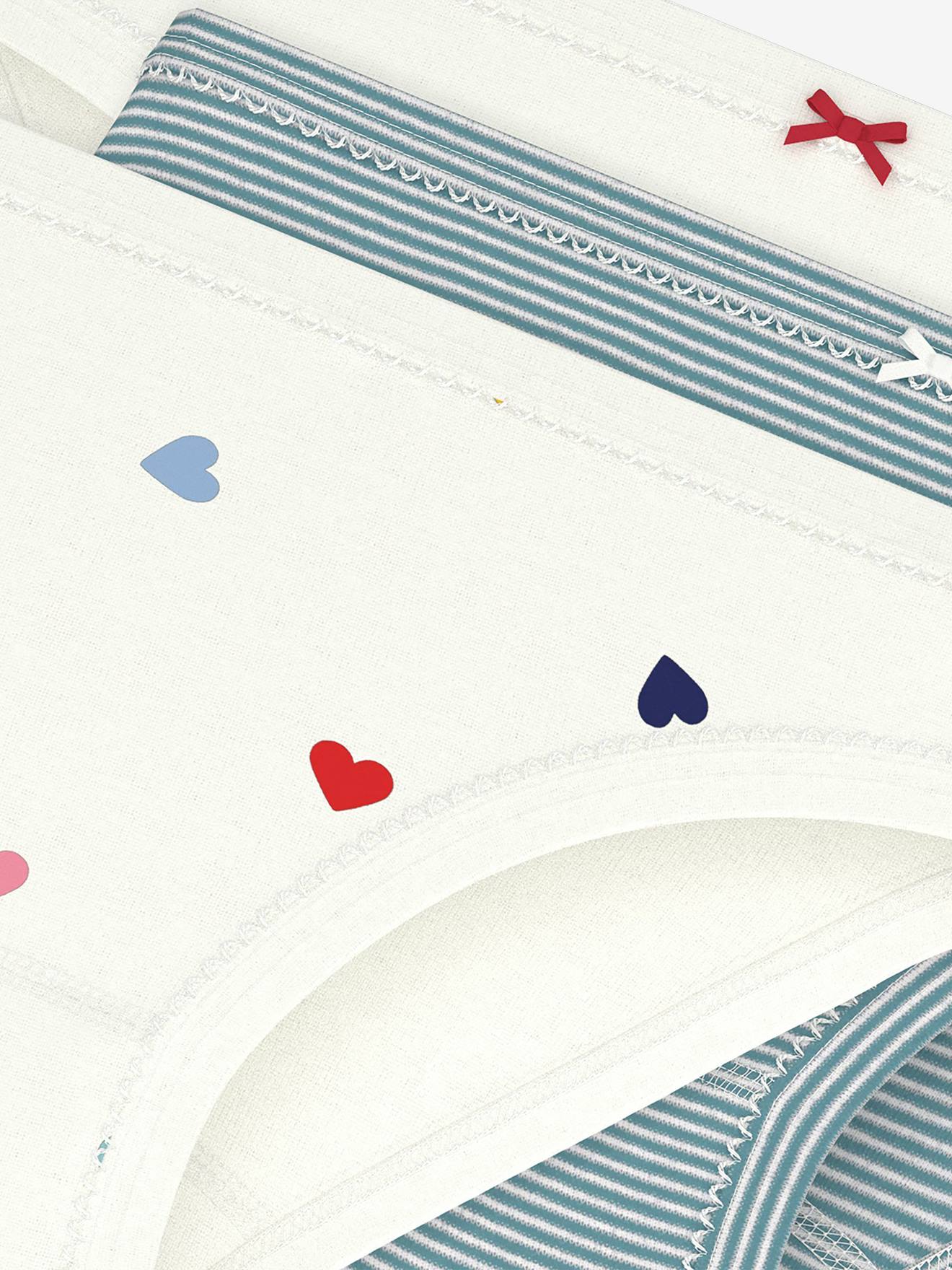 Thumbnail - 3er-Pack Mädchen Slips aus Baumwolle PETIT BATEAU