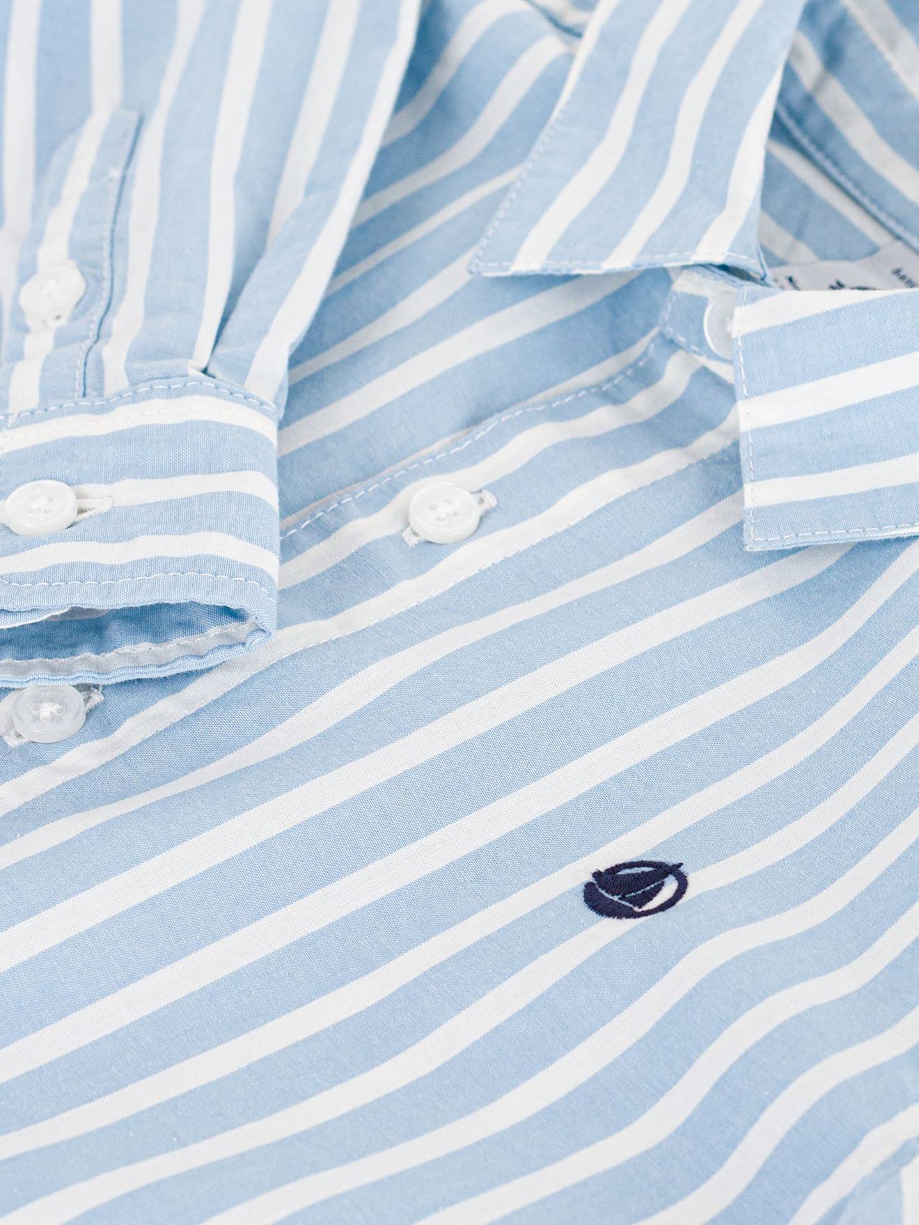 Thumbnail - Hemd mit Streifen Kinder PETIT BATEAU