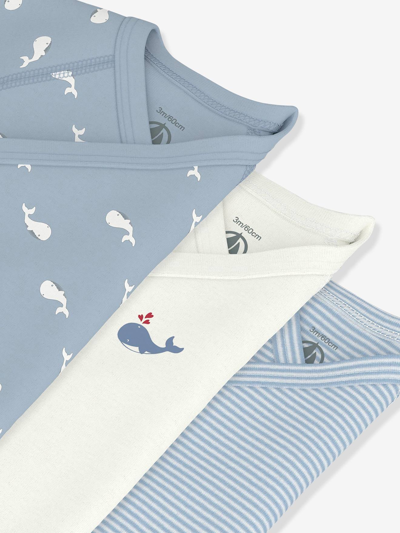 Thumbnail - 3er-Set Wickelbodys Baby PETIT BATEAU