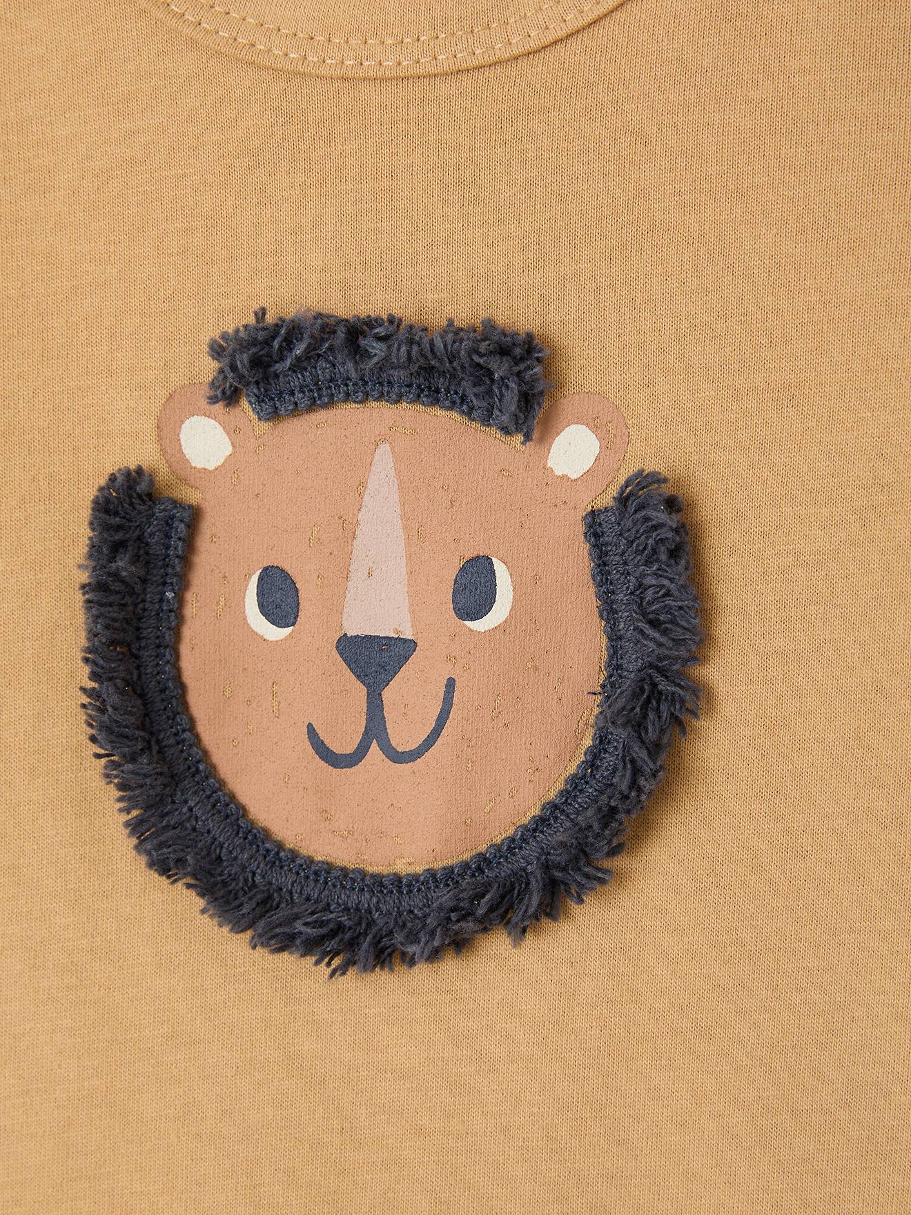 Thumbnail - Baby Strampler LÖWE mit Rückenöffnung