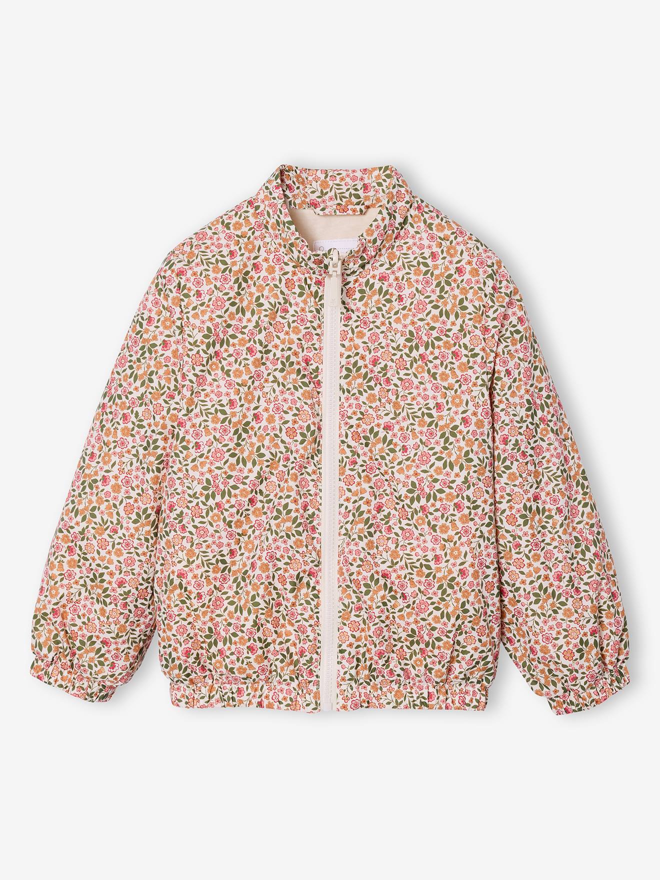 Thumbnail - 3-in-1 Parka mit Blumenmuster für Mädchen