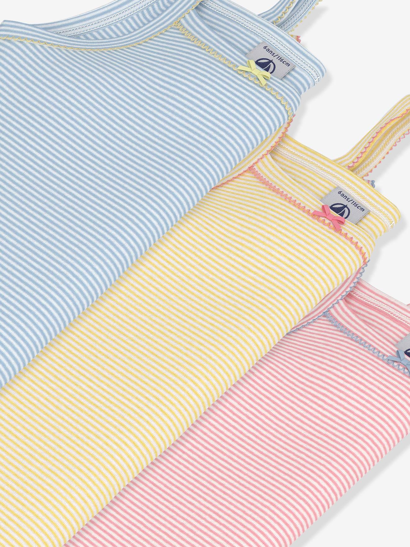 Thumbnail - 3er-Pack Unterhemden Kinder PETIT BATEAU