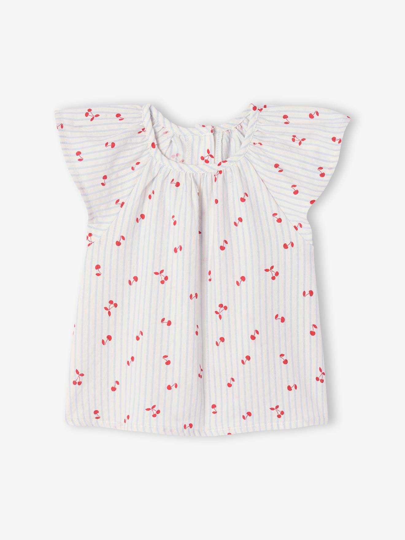 Baby Bluse mit kurzen Ärmeln