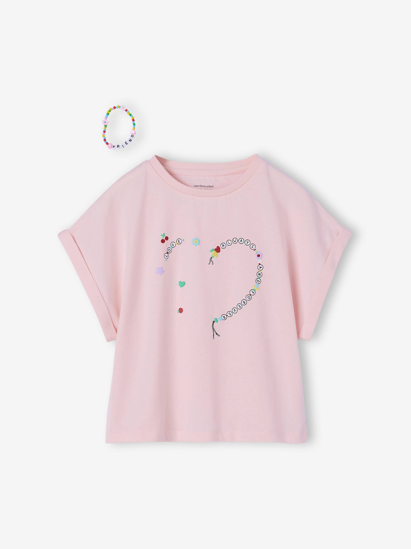 Thumbnail - Set BEST FRIENDS: 2 T-Shirts & 2 Freundschaftsarmbänder