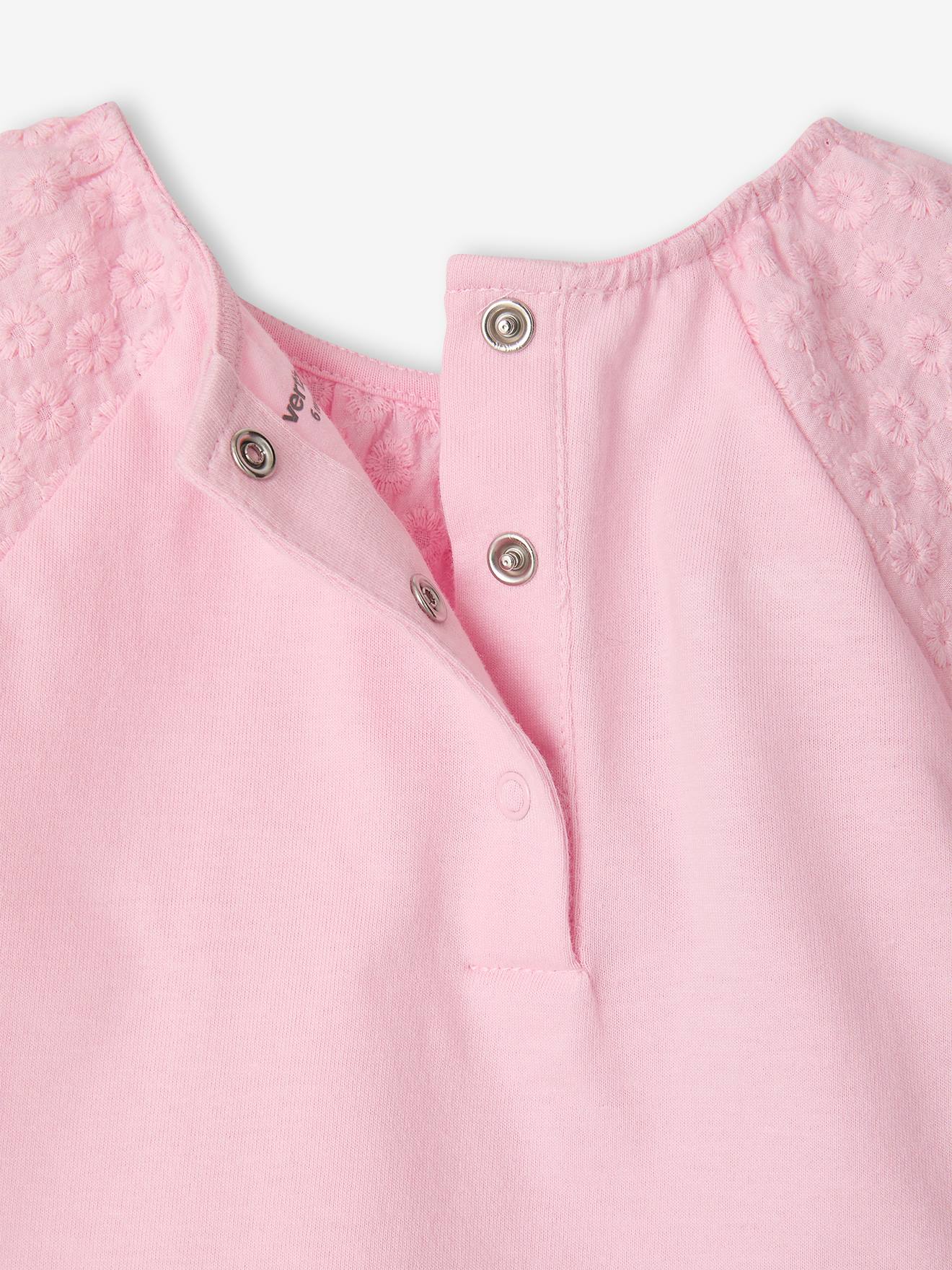 Thumbnail - Baby T-Shirt mit Stickerei hell