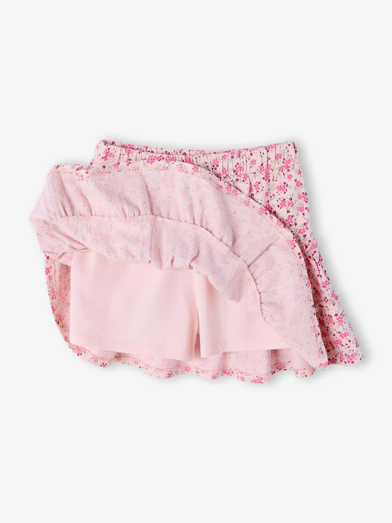 Thumbnail - Jerseyrock mit integrierter Shorts Mädchen hell