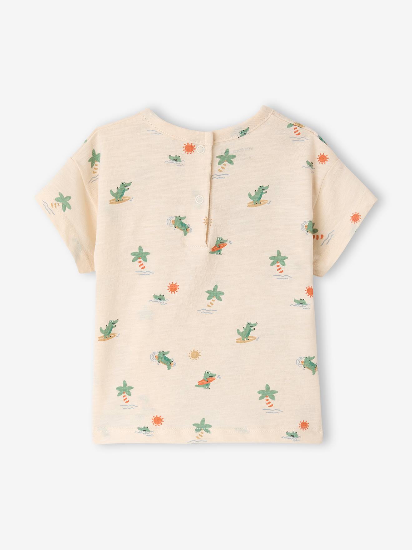 Thumbnail - Baby T-Shirt Krokodil auf dem Surfbrett