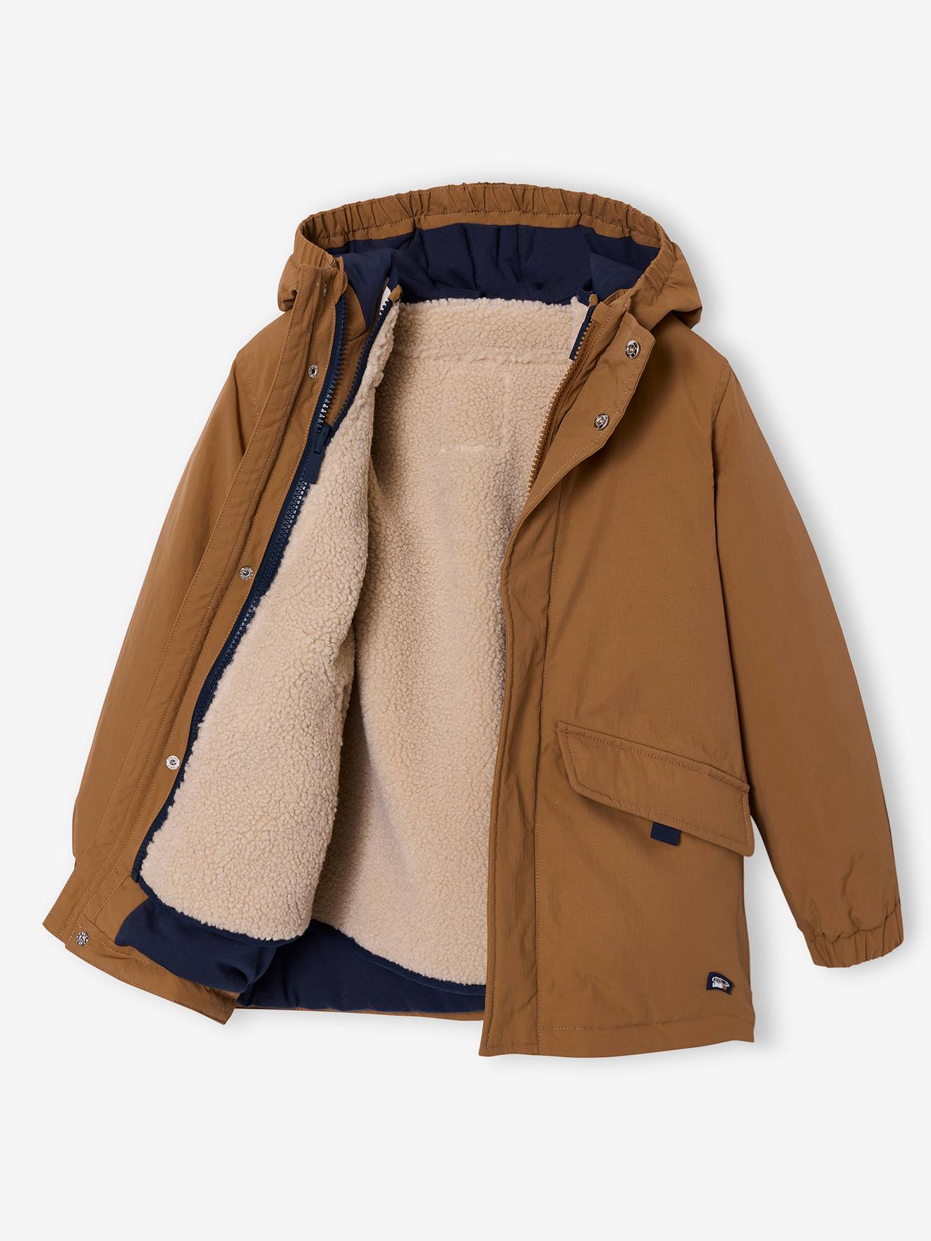 Thumbnail - 3-in-1 Jacke Jungen mit Teddyfleece-Futter