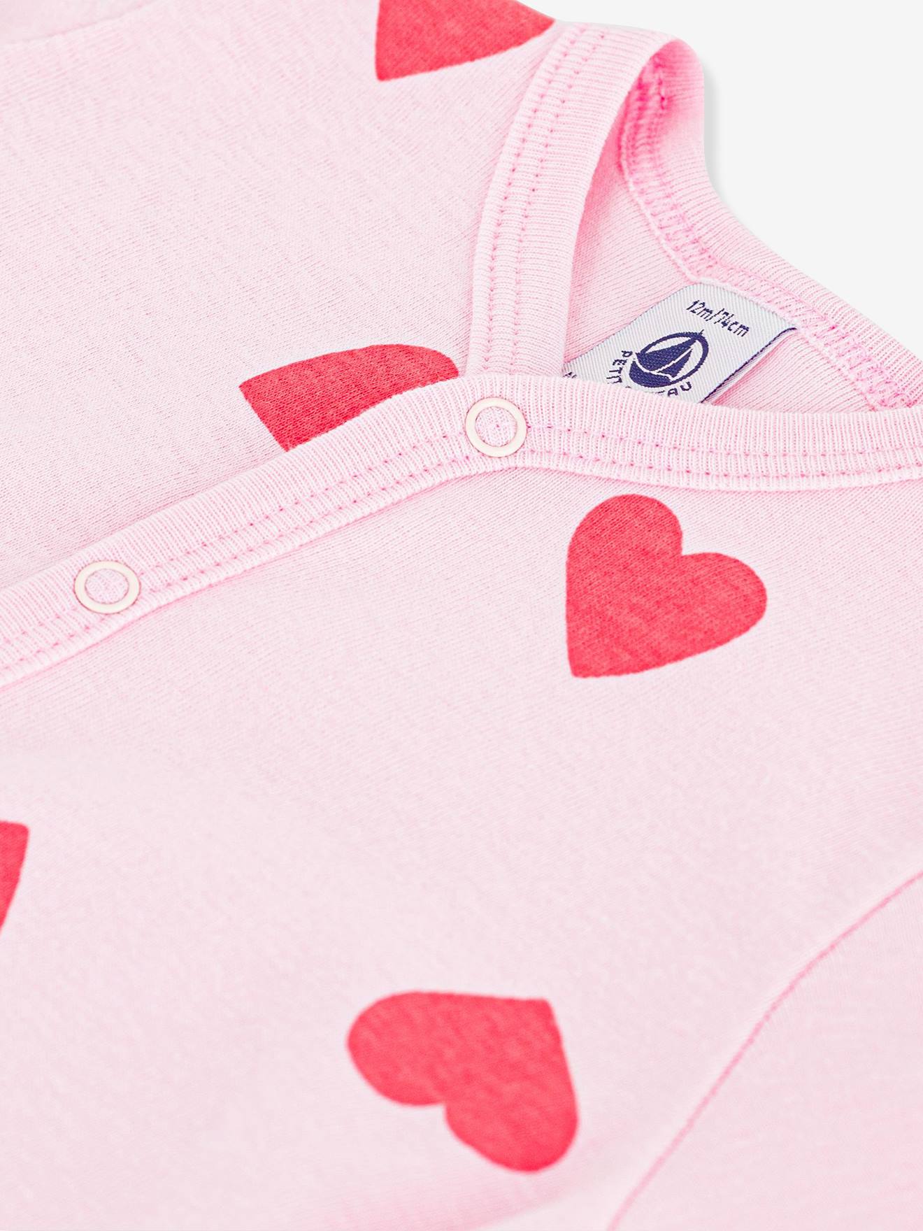 Thumbnail - Kurzer Overall mit Herz-Print Baby PETIT BATEAU