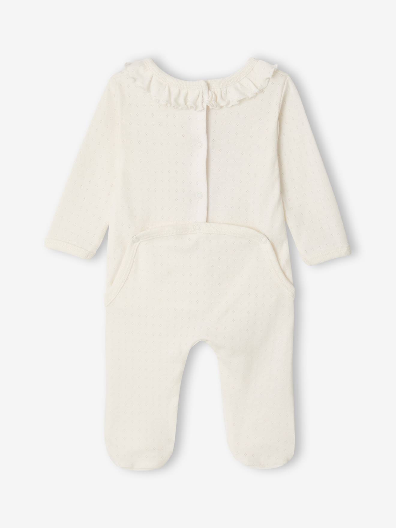 Thumbnail - 2er-Pack Baby Strampler mit Volantkragen