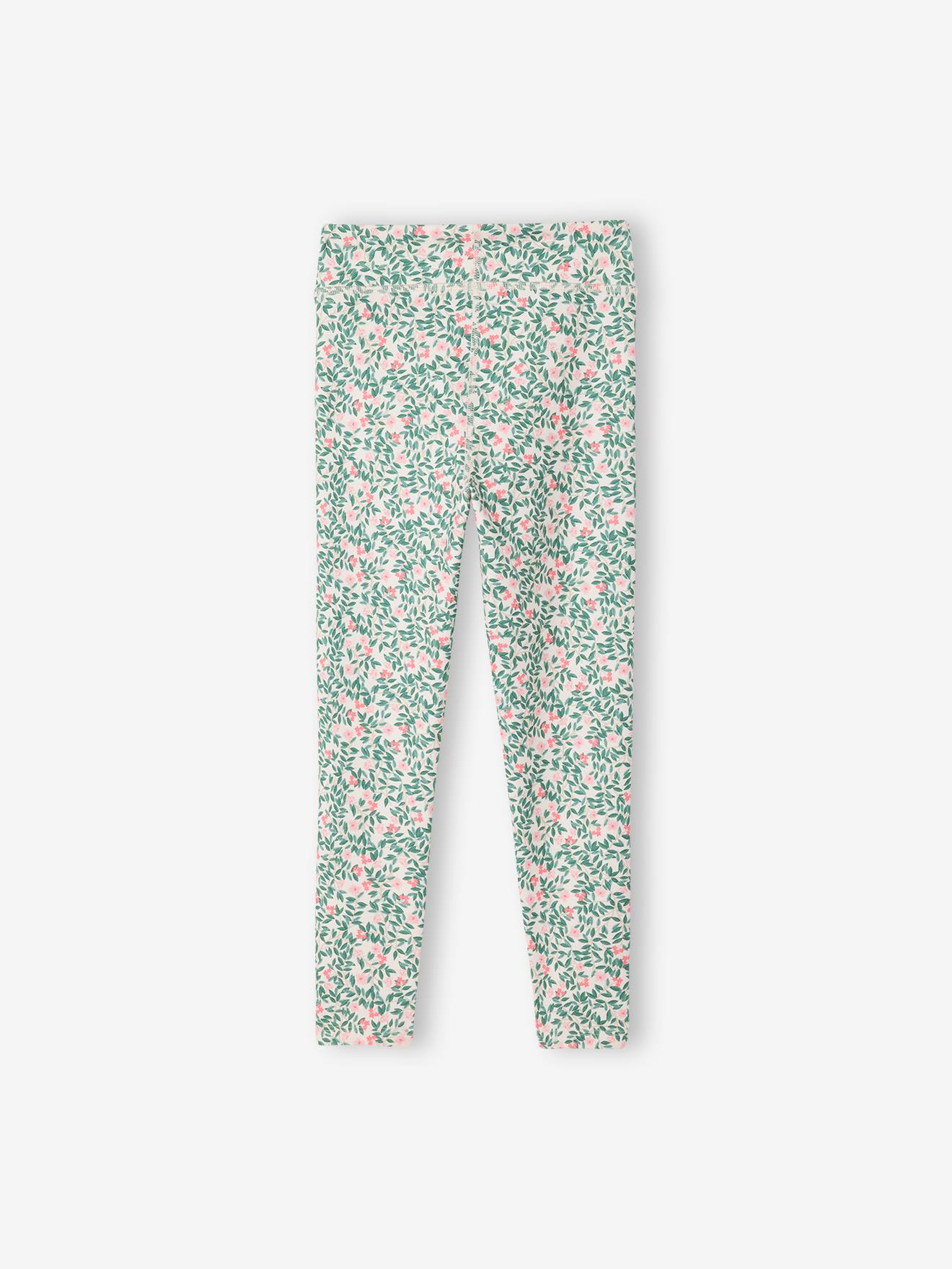 Thumbnail - Sport-Leggings Mädchen mit Blumenmuster