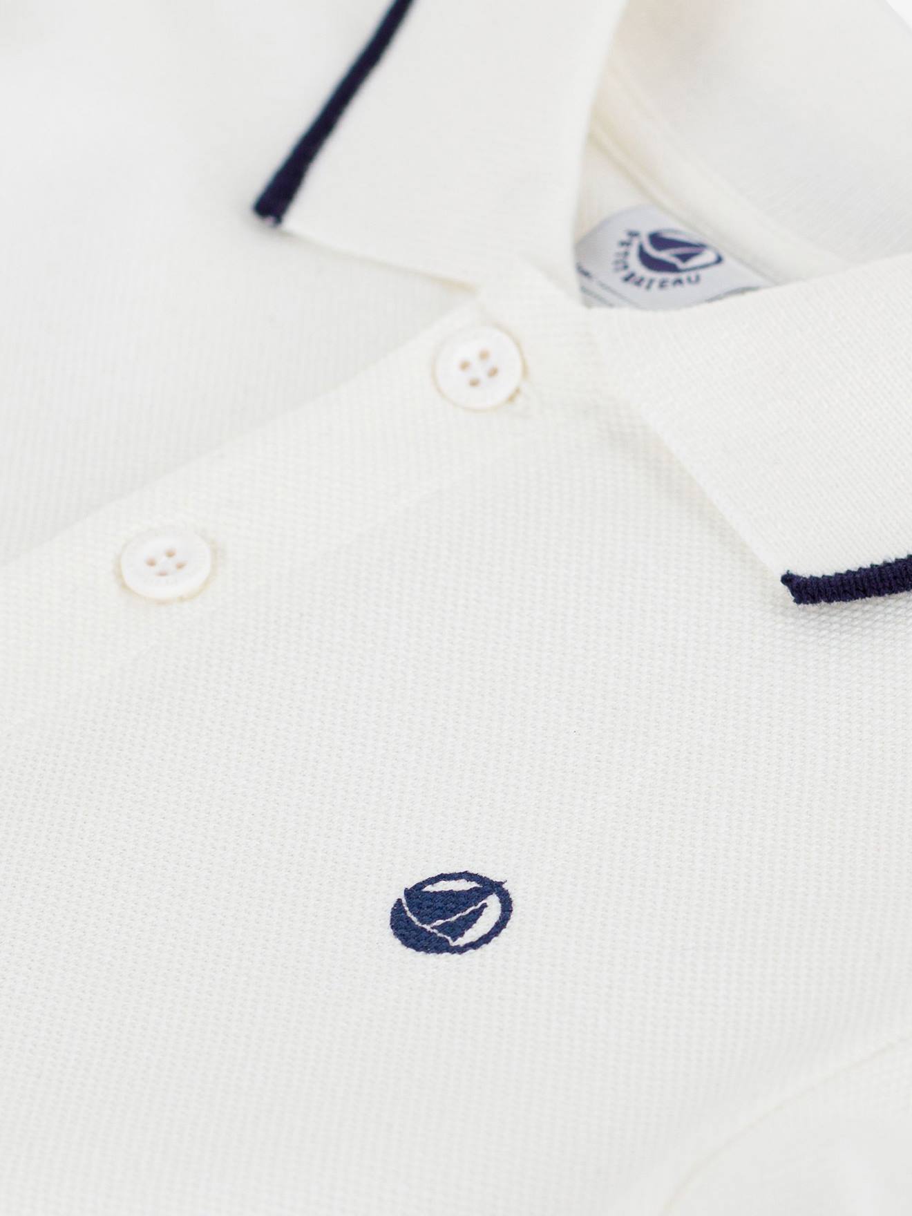 Thumbnail - Poloshirt mit kurzen Ärmeln für Kinder PETIT BATEAU