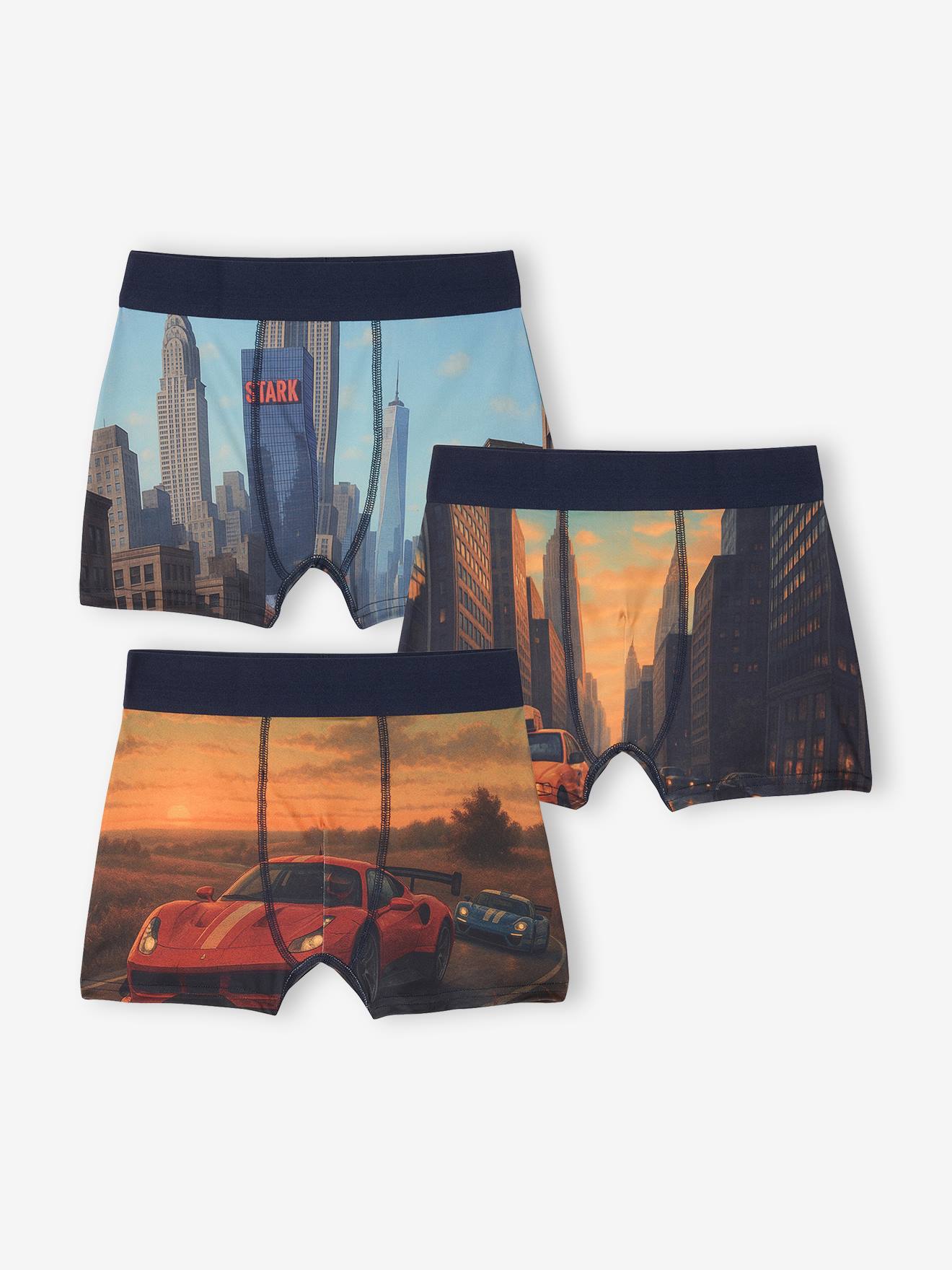 3er-Pack Jungen-Boxershorts