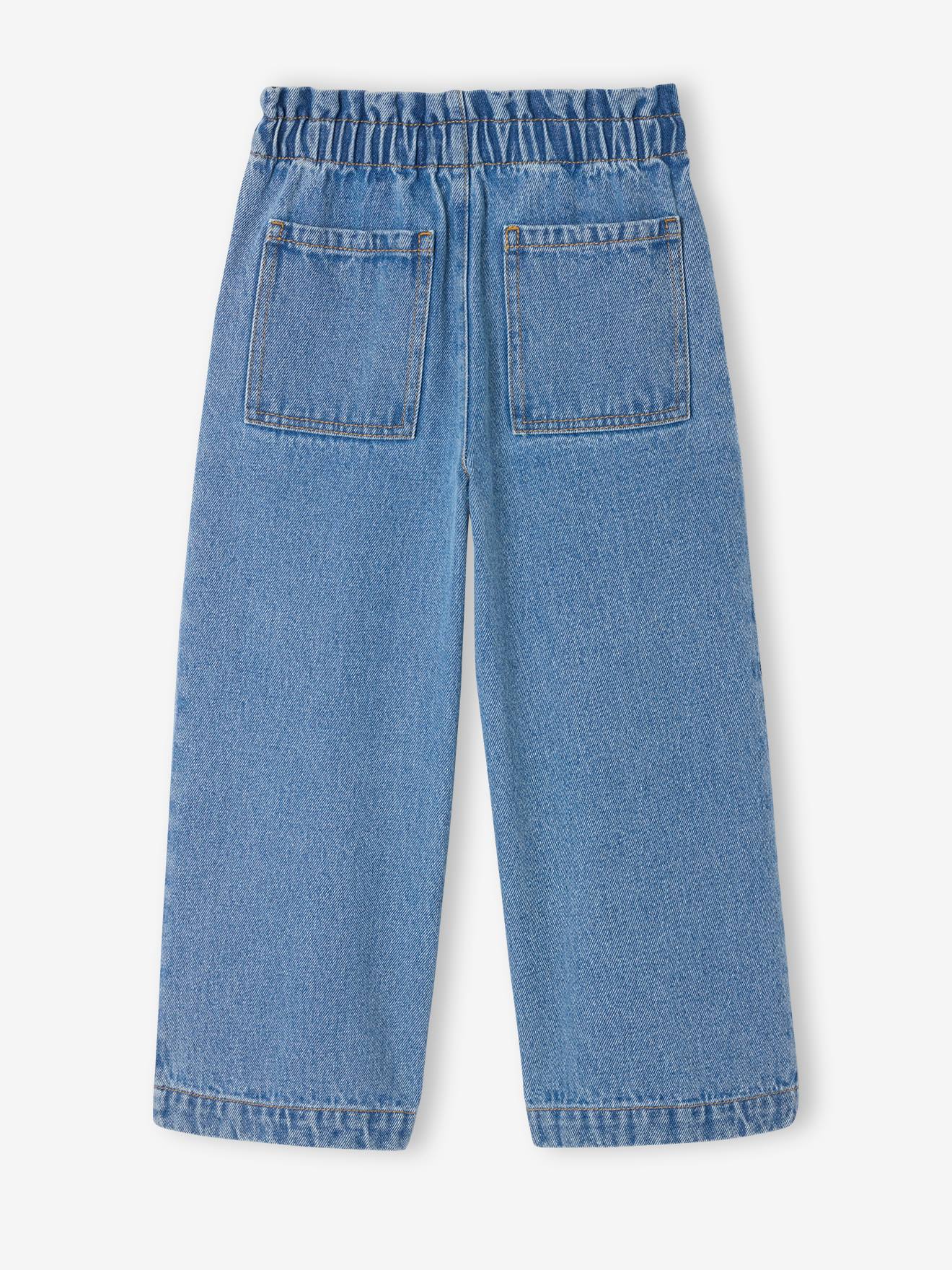 Thumbnail - Weite Mädchen Jeans mit Zierknöpfen