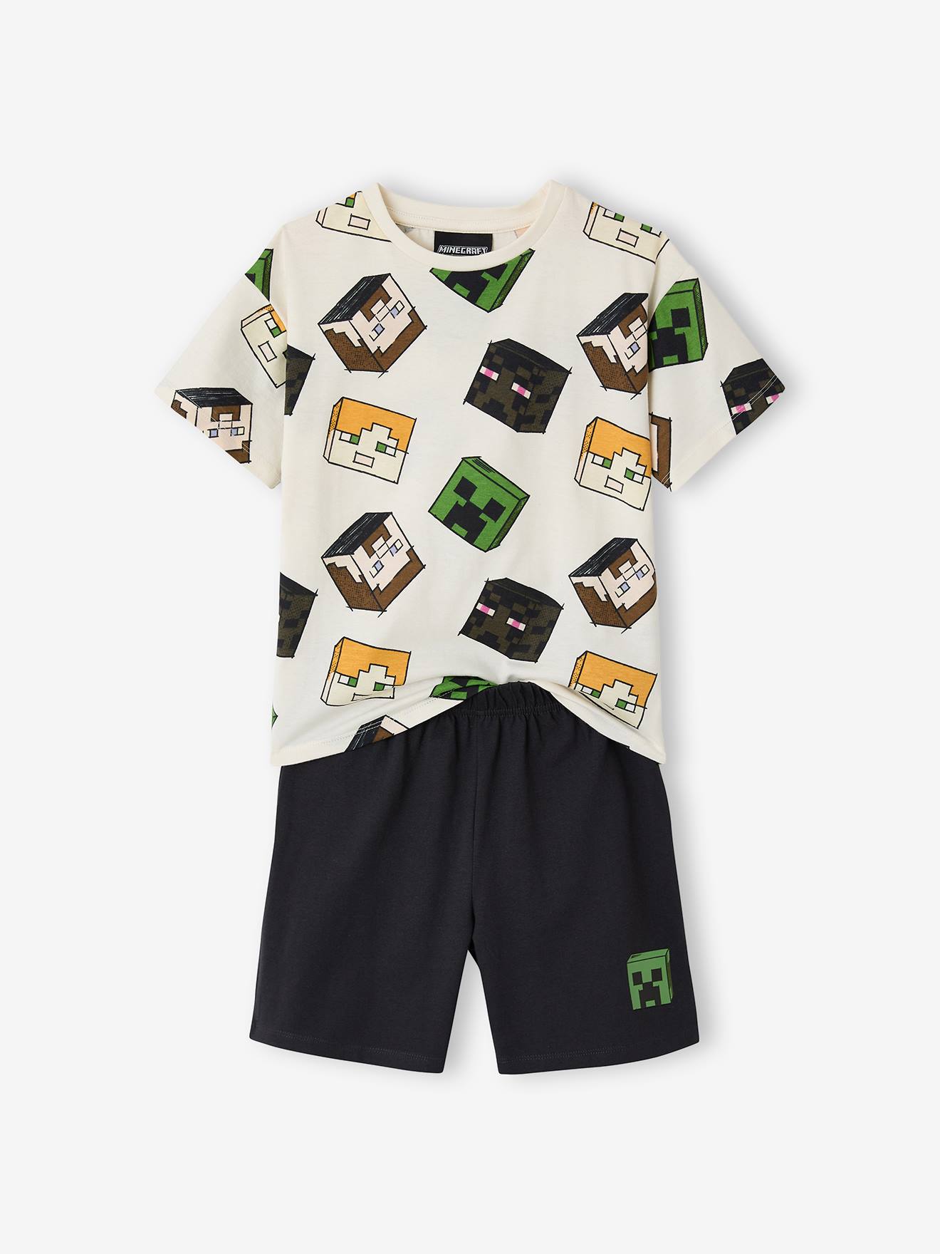 Kurzer Schlafanzug Kinder MINECRAFT