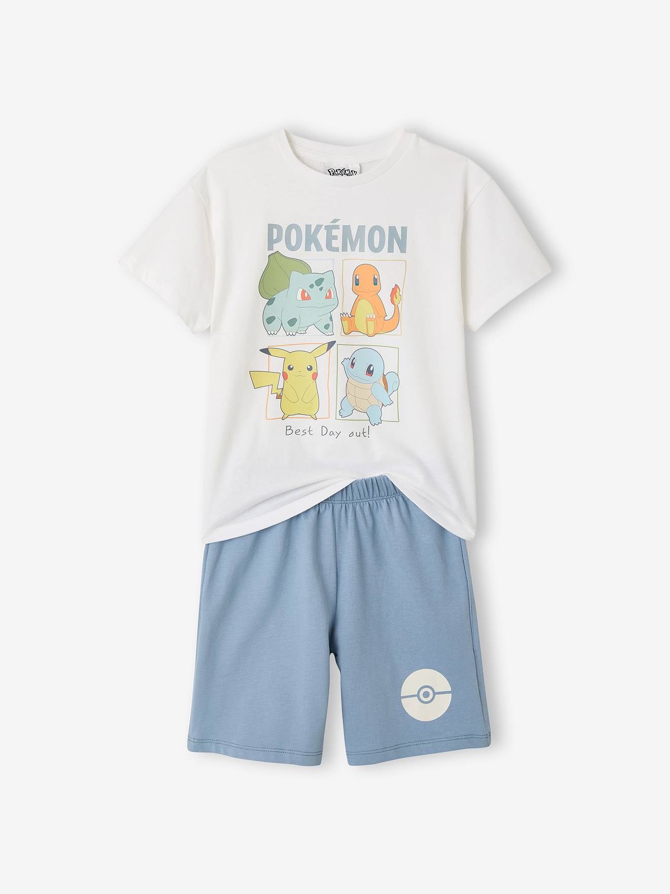Kurzer Schlafanzug Kinder POKEMON eis