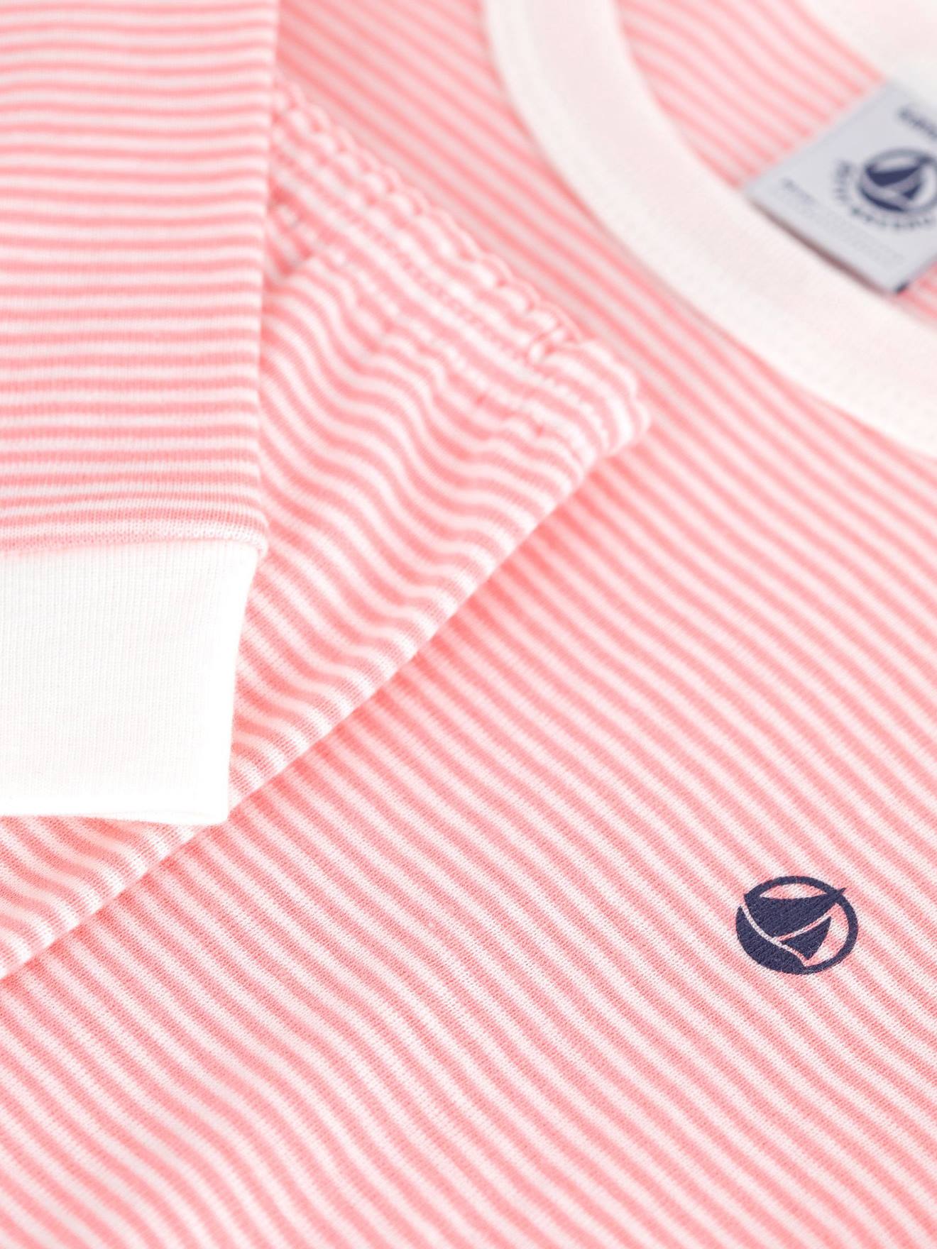 Thumbnail - Gestreifter Schlafanzug Kinder Baumwolle PETIT BATEAU