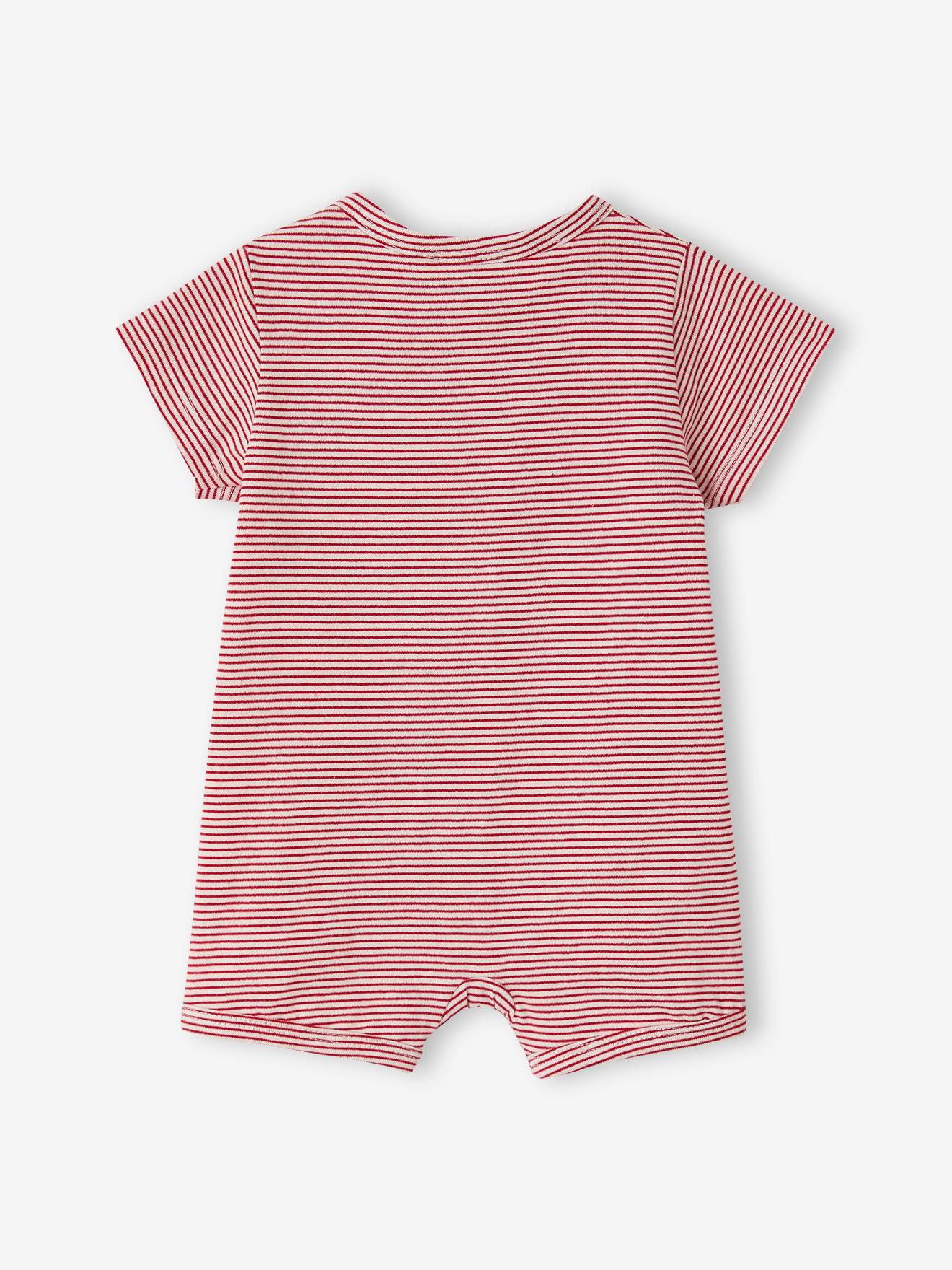 Thumbnail - 2er-Pack kurze Baby Schlafanzüge Wale Bio-Baumwolle