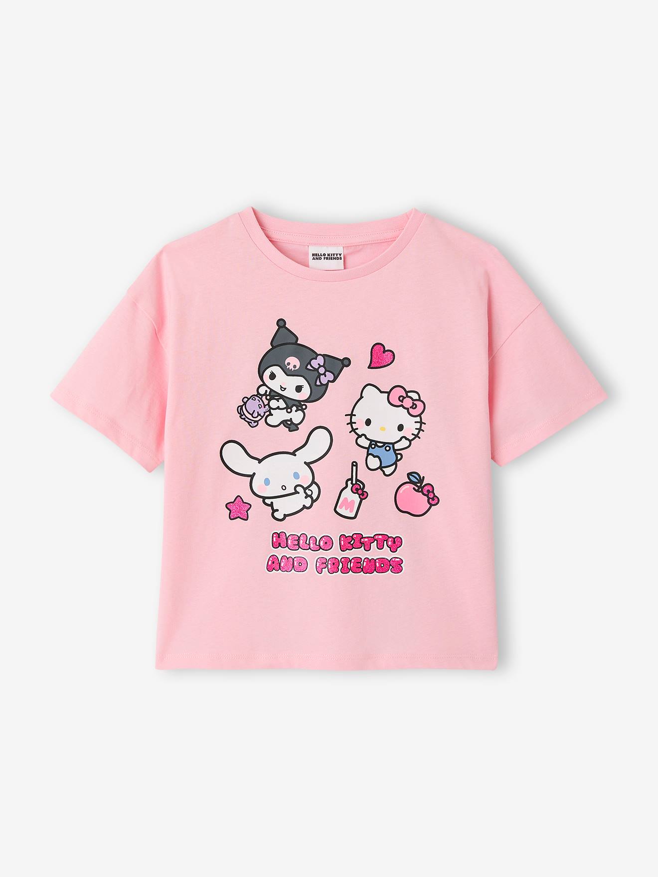 Thumbnail - Kinder T-Shirt Glitzereffekt HELLO KITTY hell