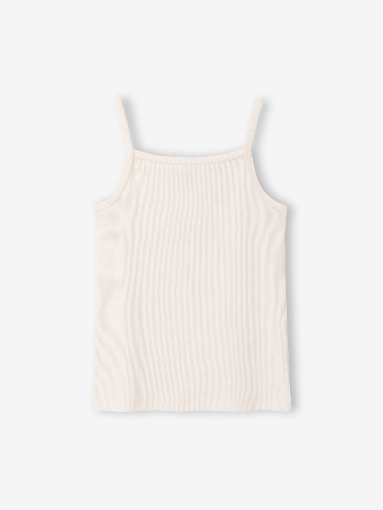 Thumbnail - 3er-Pack Trägertops mit Picotkante