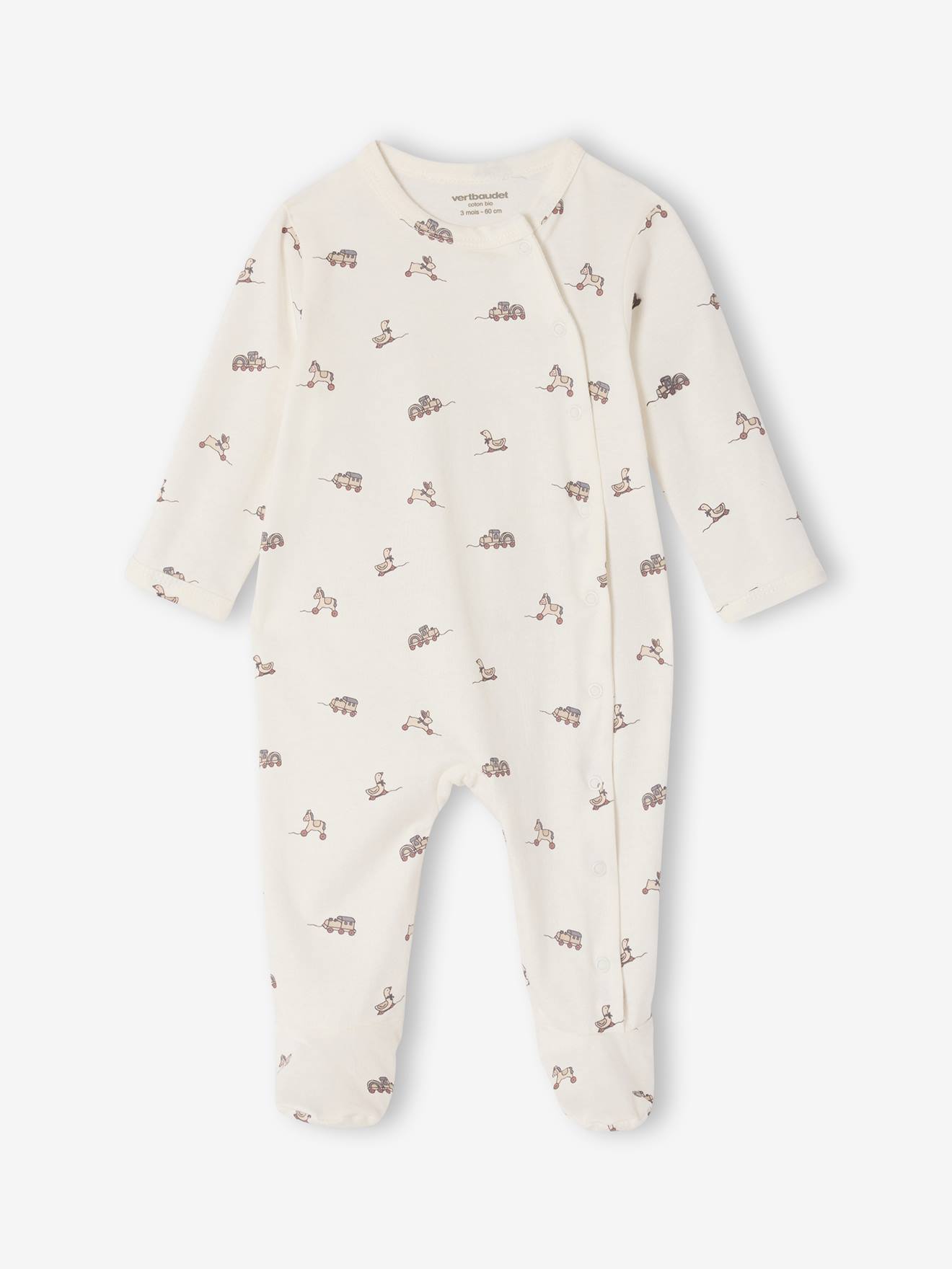 Thumbnail - 2er-Pack Baby Schlafanzüge mit vorderer Öffnung