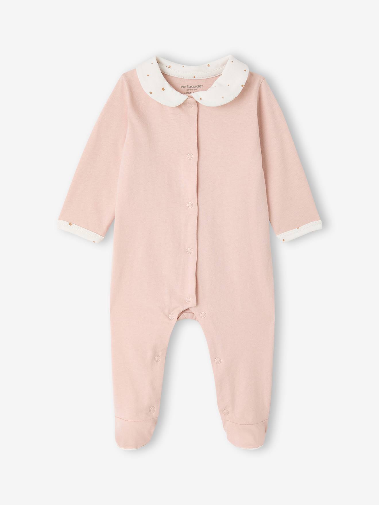 Thumbnail - 2er-Pack Baby Schlafanzüge mit Bubikragen