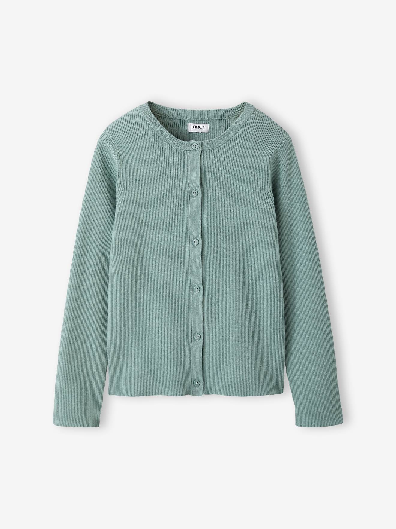 Strickjacke Mädchen JONEN salbei