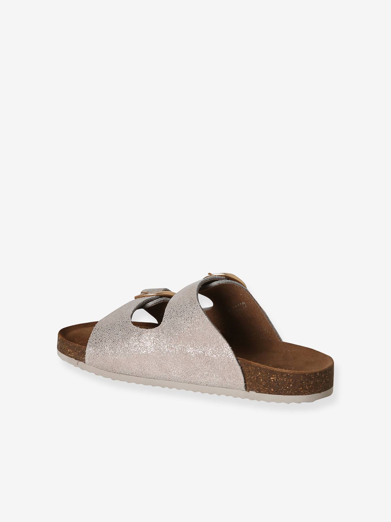 Thumbnail - Kinder Leder-Sandalen mit 2 verstellbaren Riemen